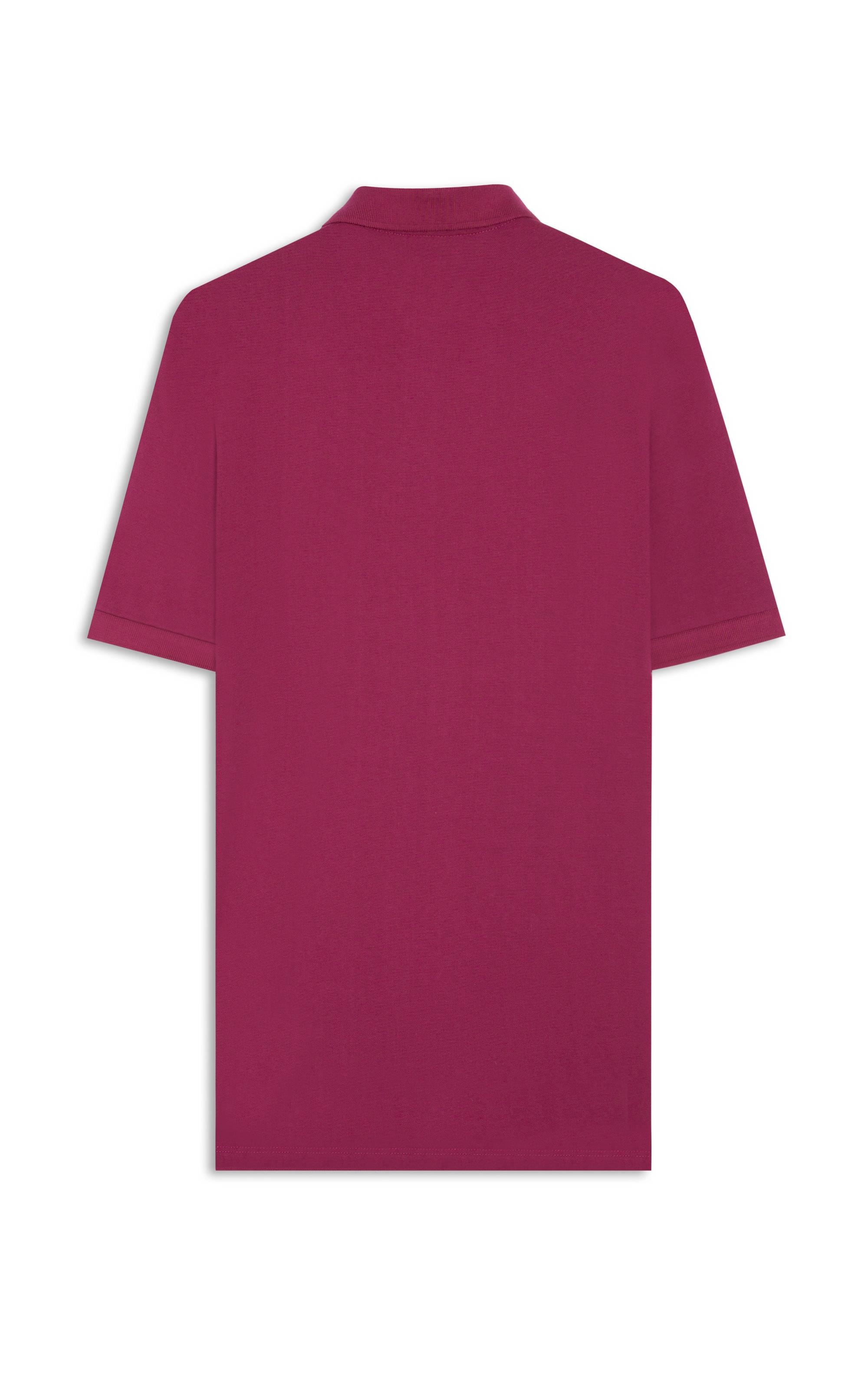 Polo Piquet Lisa Fucsia