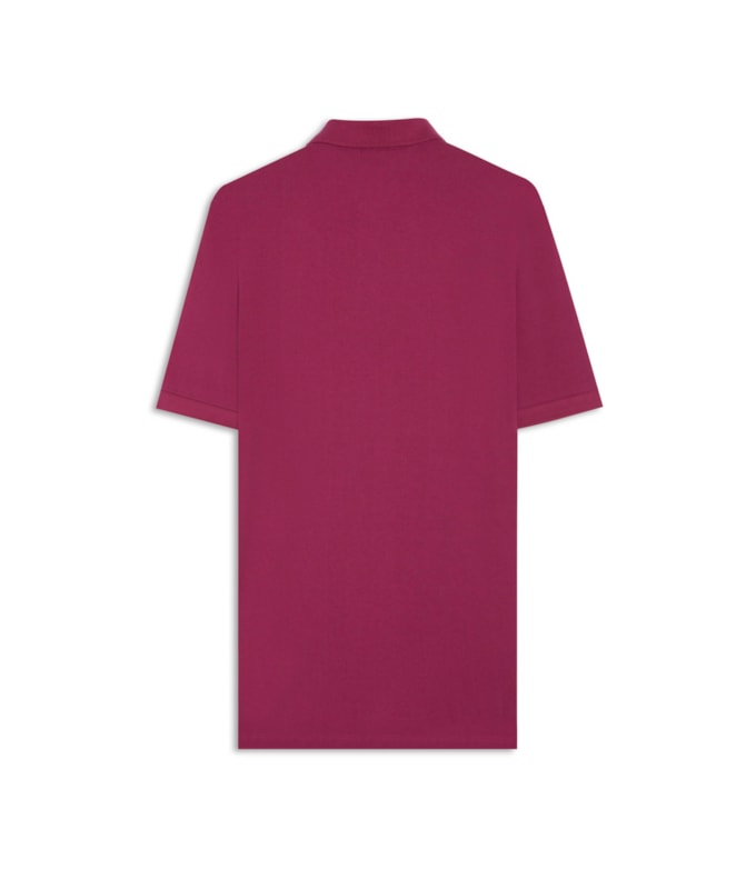 Polo Piquet Lisa Fucsia