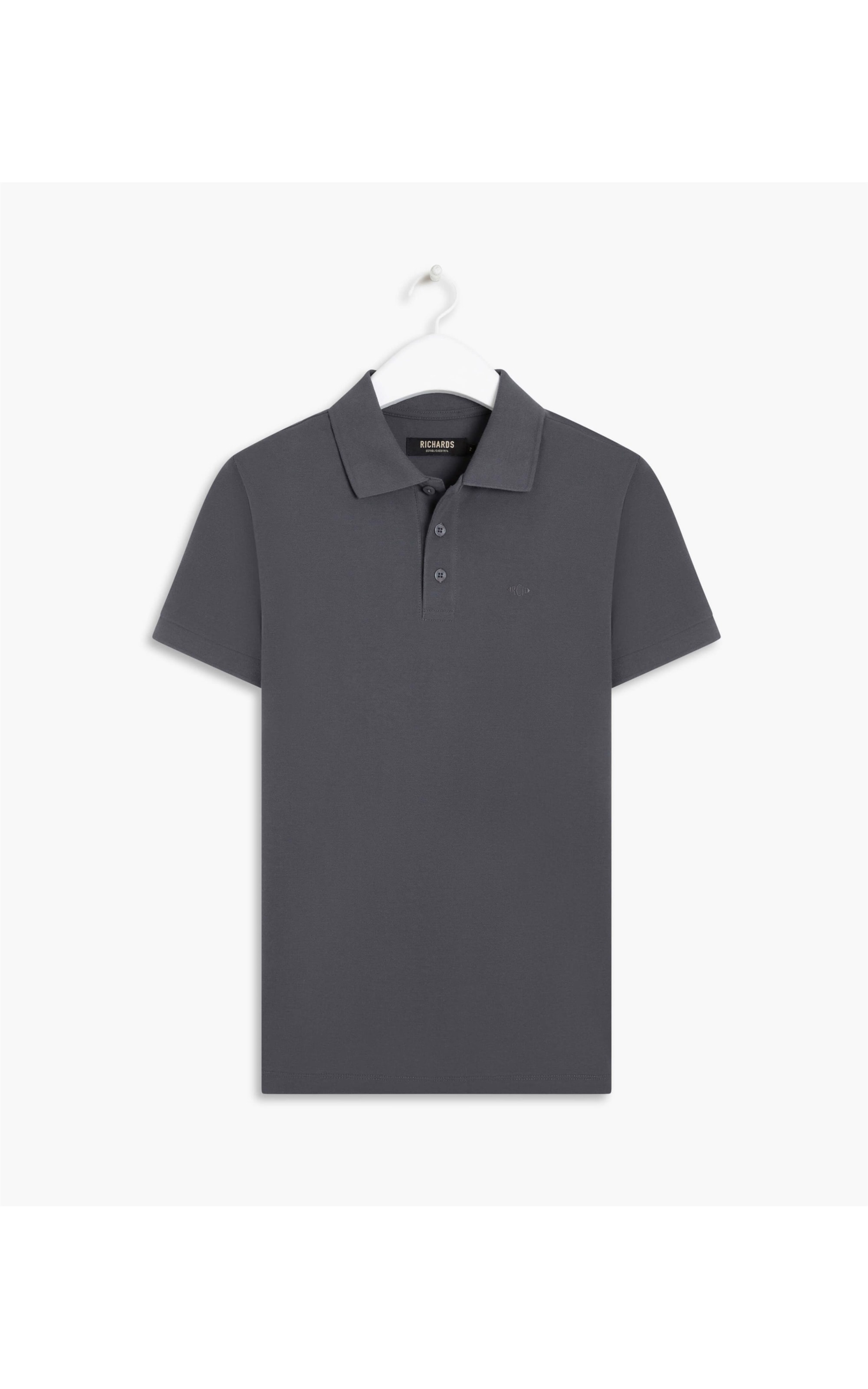 Polo Piquet Lisa Grafite