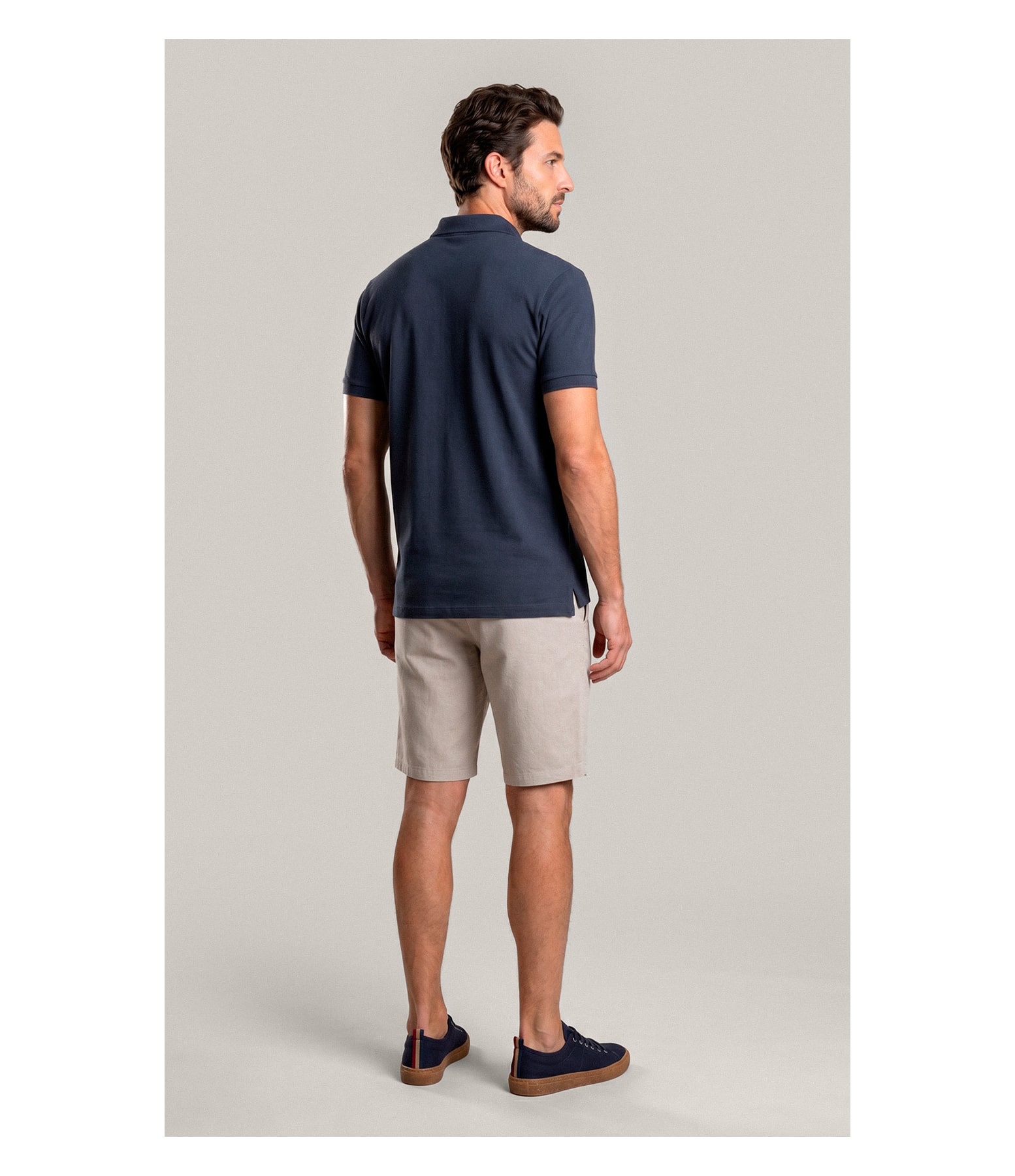Polo Piquet Lisa Grafite