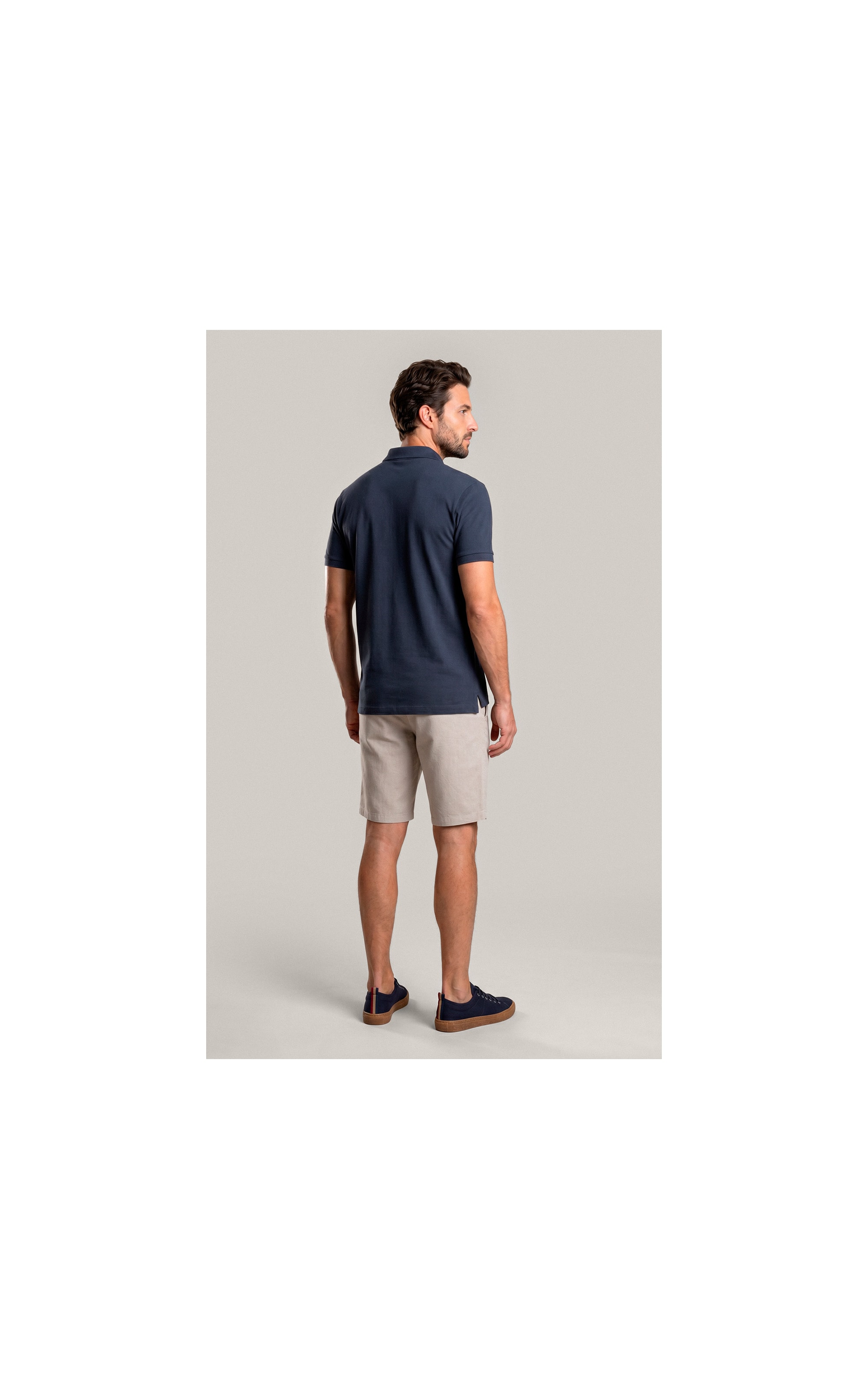 Polo Piquet Lisa Grafite