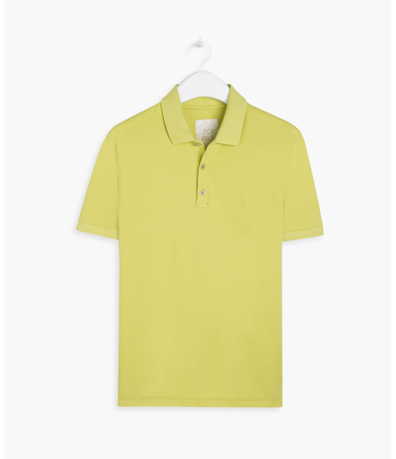 Polo Piquet Lisa Mc Amarelo