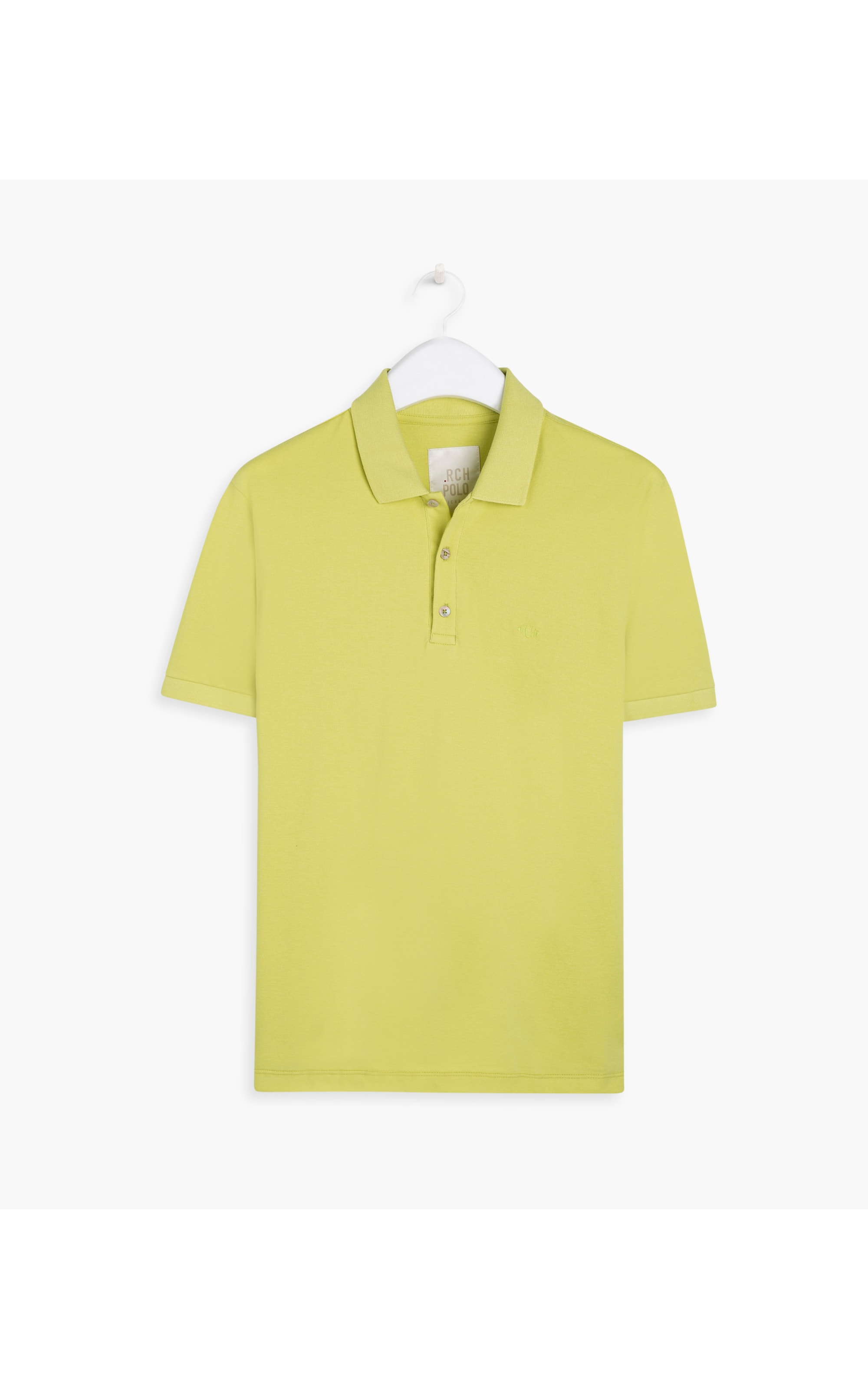 Polo Piquet Lisa Mc Amarelo