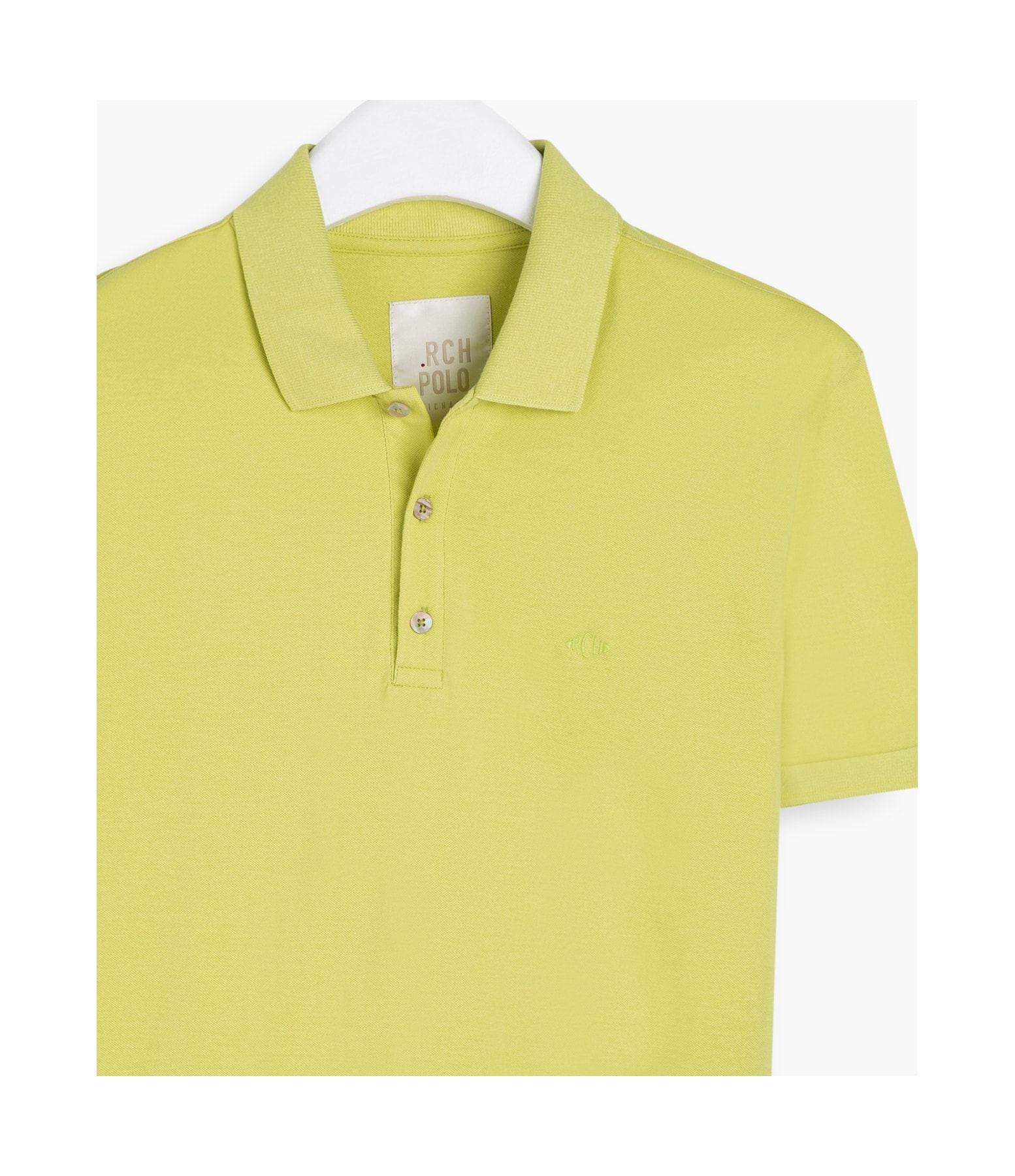 Polo Piquet Lisa Mc Amarelo