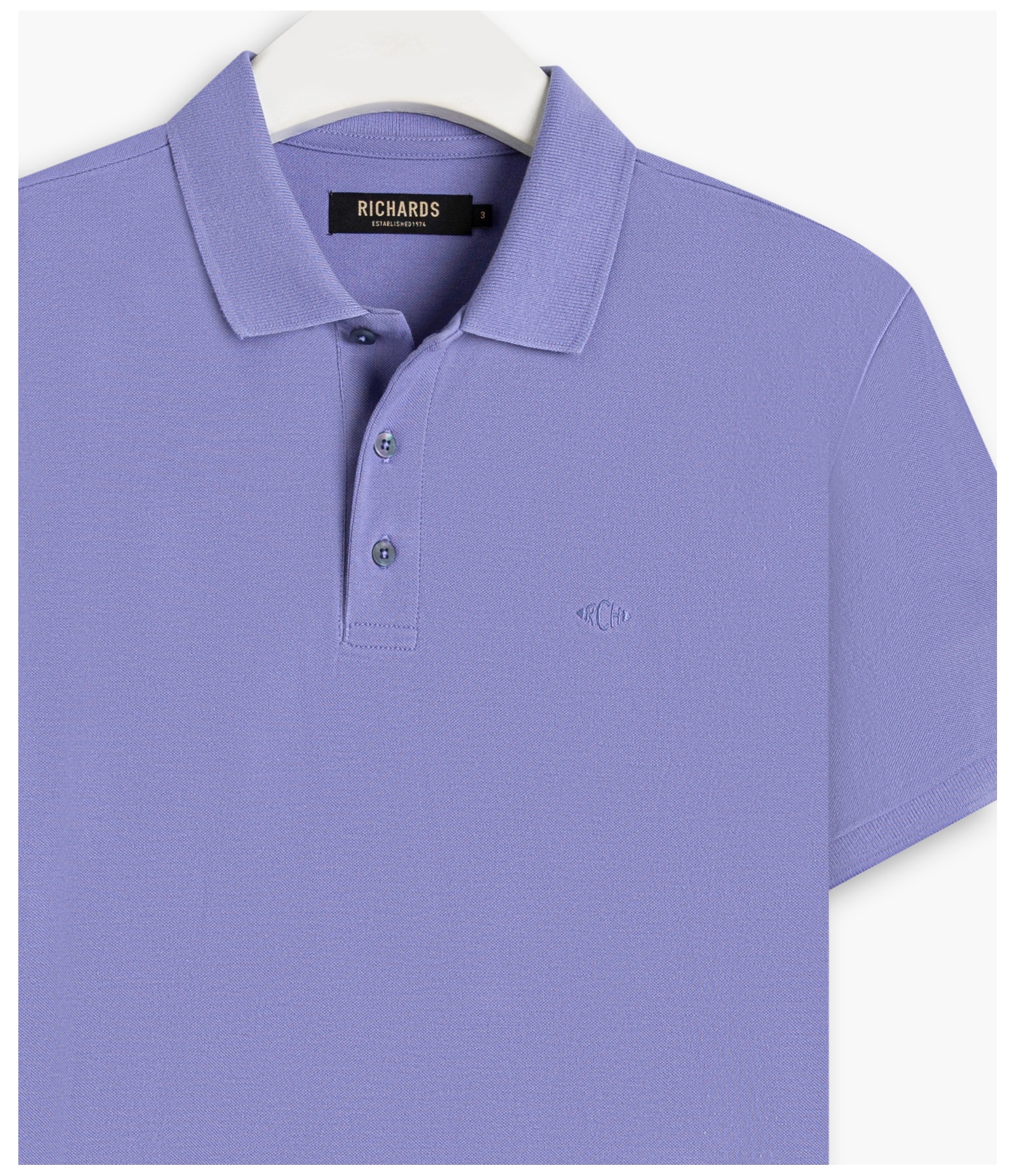 Polo Piquet Lisa Mc Azul Pervante
