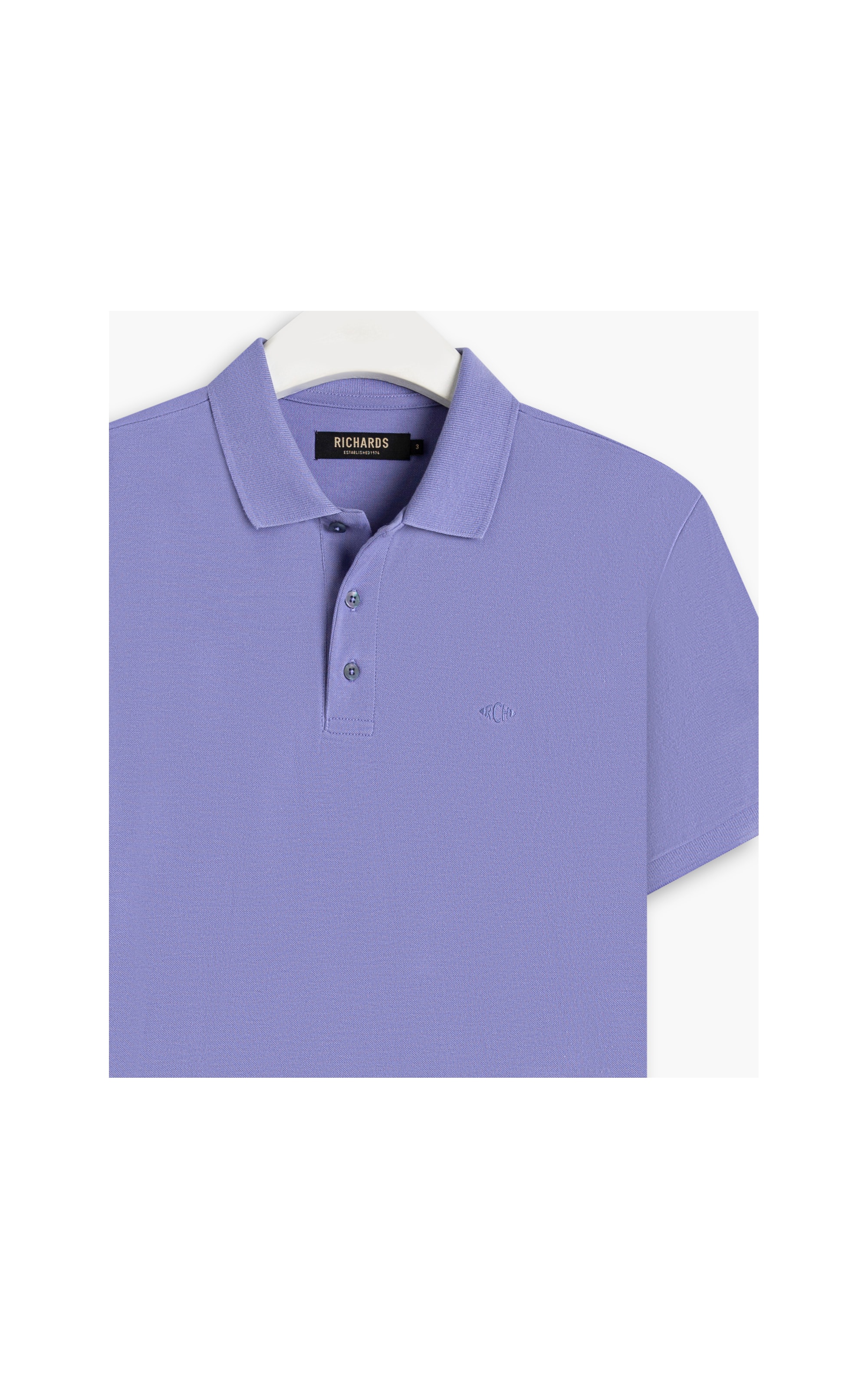 Polo Piquet Lisa Mc Azul Pervante