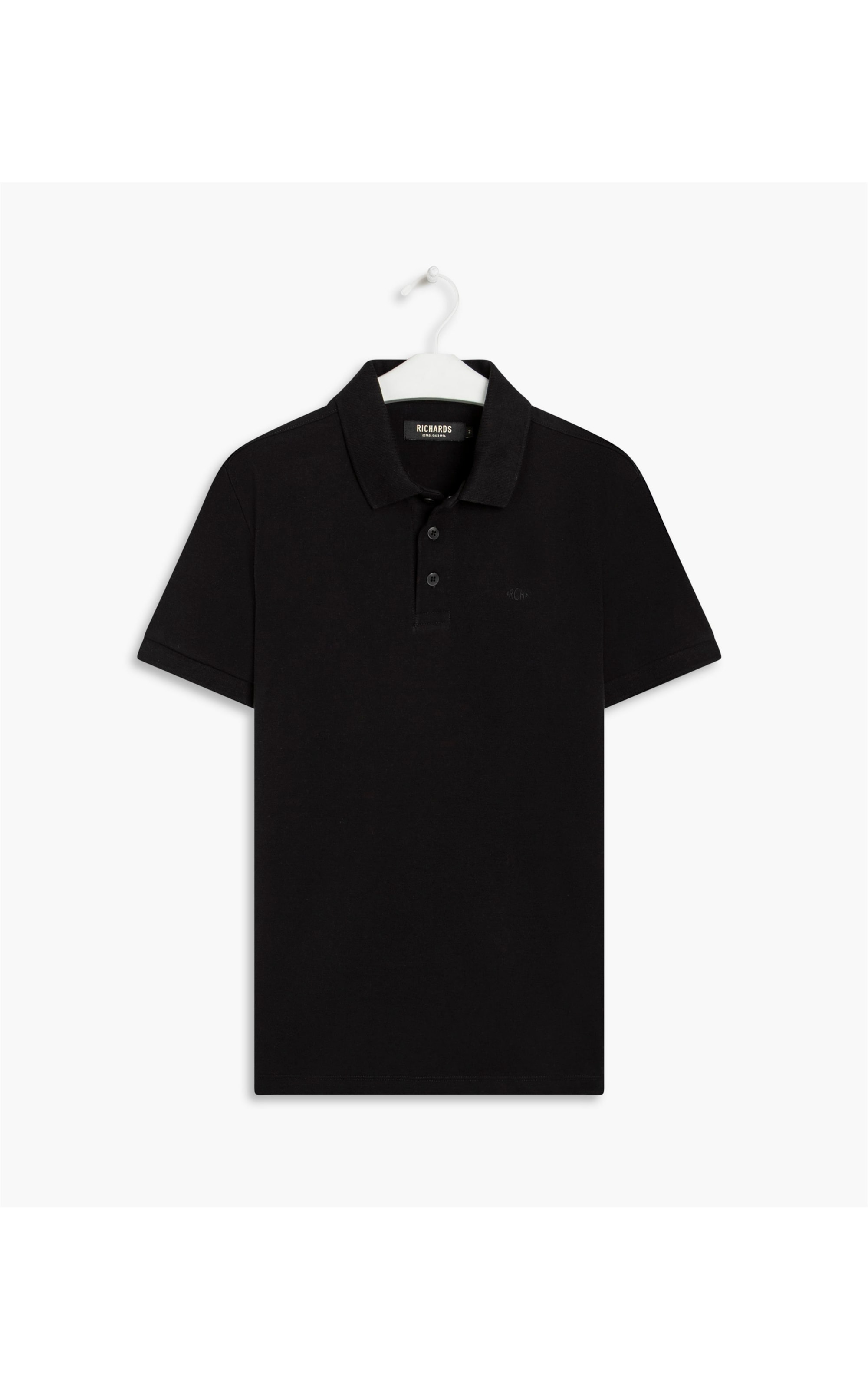 Polo Piquet Lisa Mc Preto