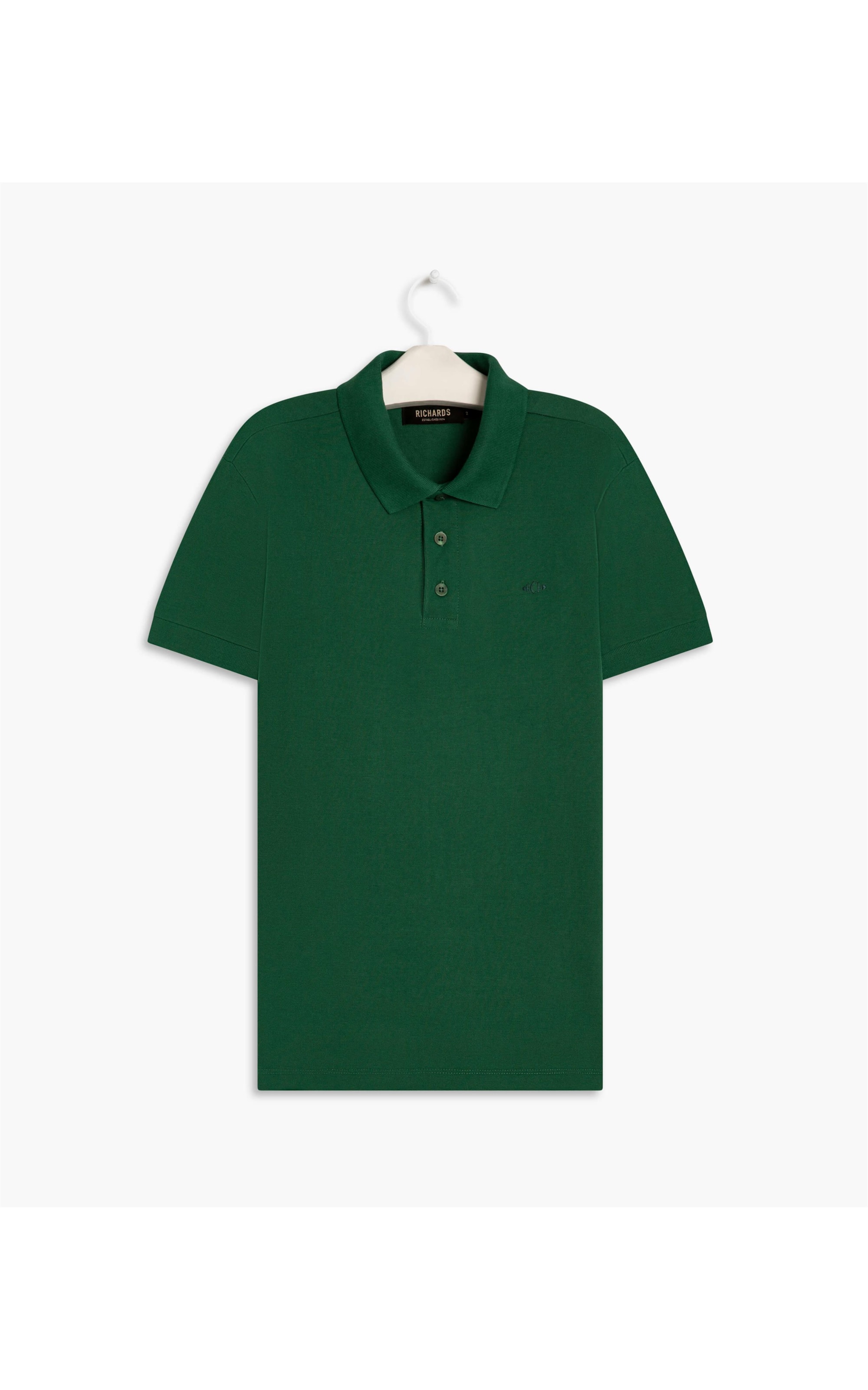Polo Piquet Lisa Mc Verde Bandeira