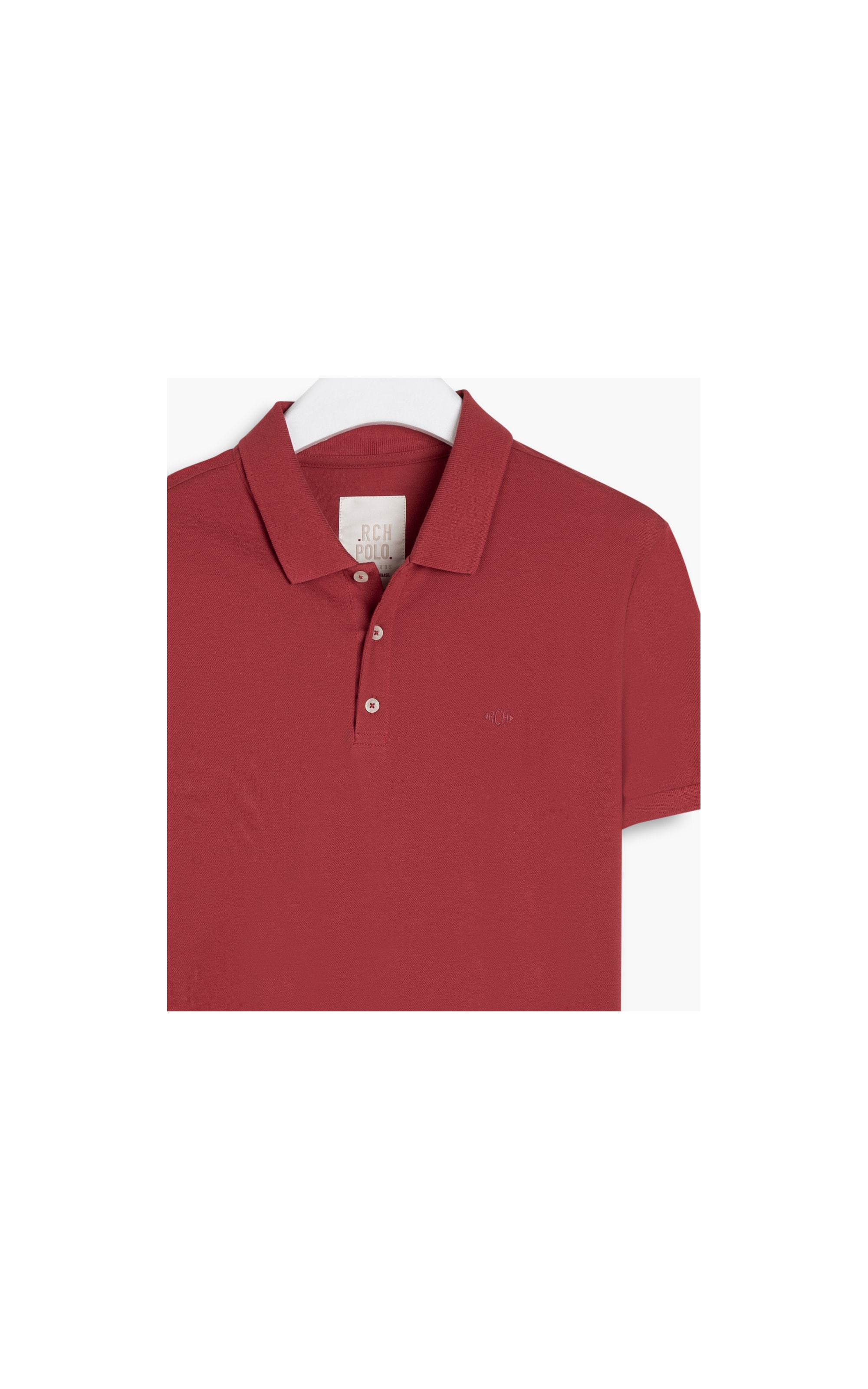Polo Piquet Lisa Mc Vermelho