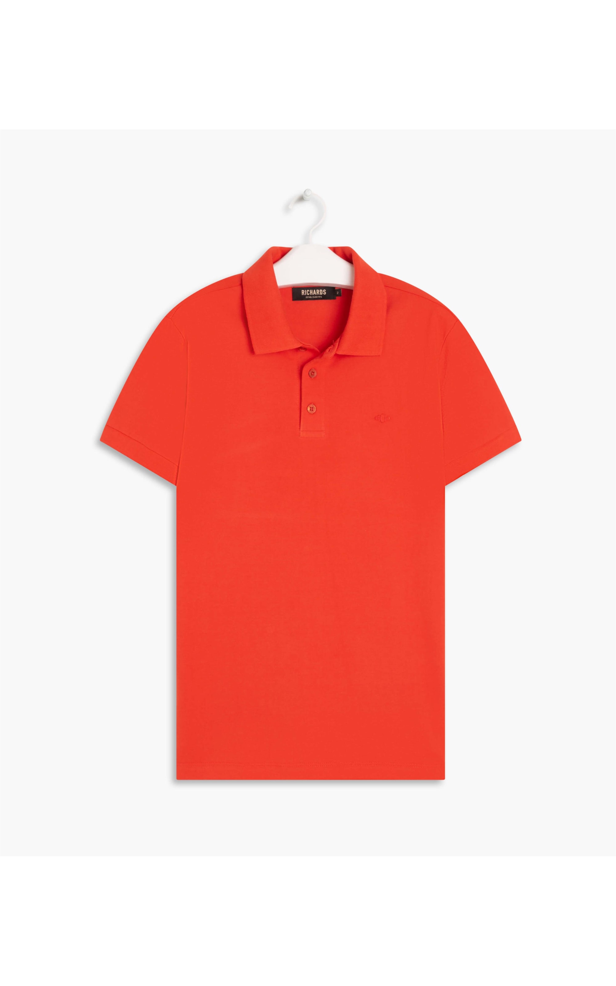Polo Piquet Lisa Mc Vermelho.