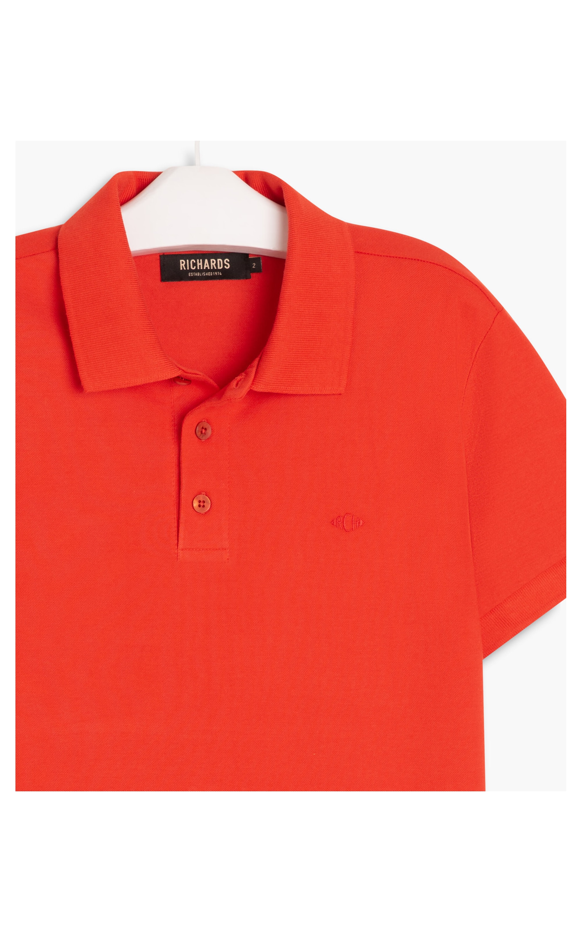 Polo Piquet Lisa Mc Vermelho.