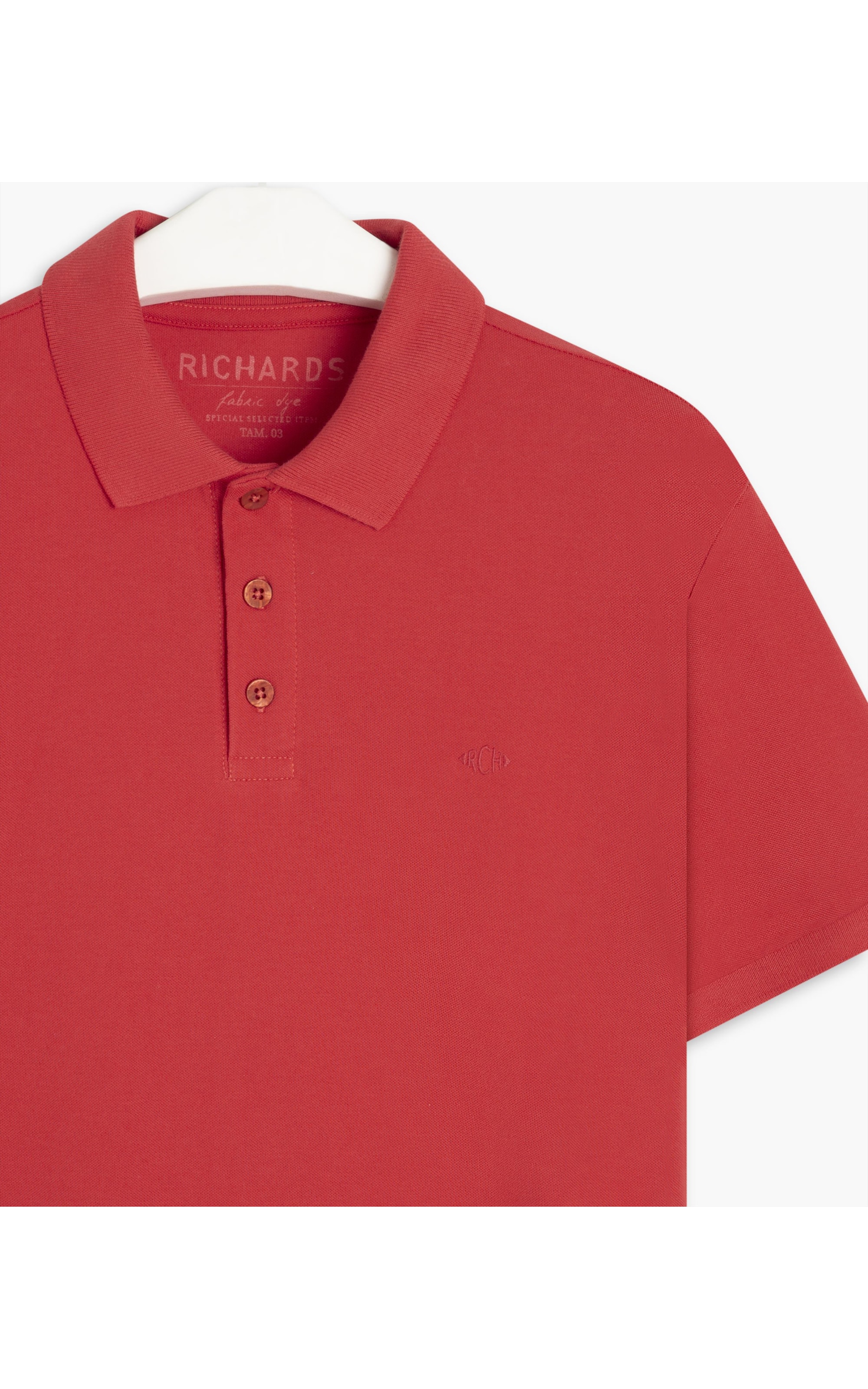 Polo Piquet Lisa Melancia