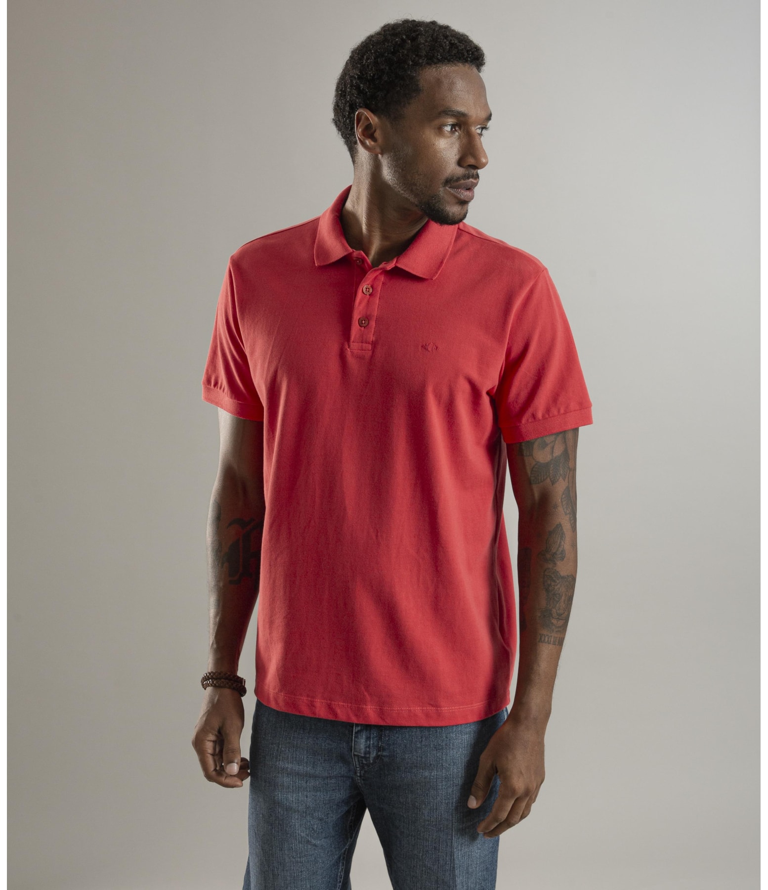 Polo Piquet Lisa Melancia