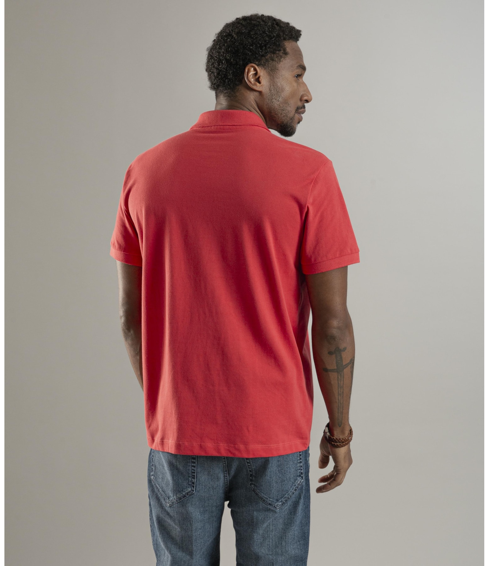 Polo Piquet Lisa Melancia