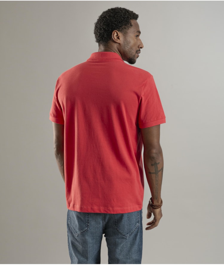 Polo Piquet Lisa Melancia