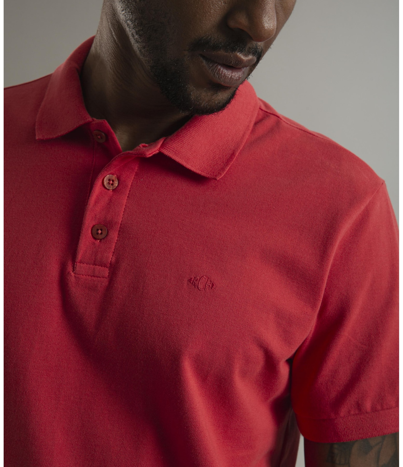 Polo Piquet Lisa Melancia