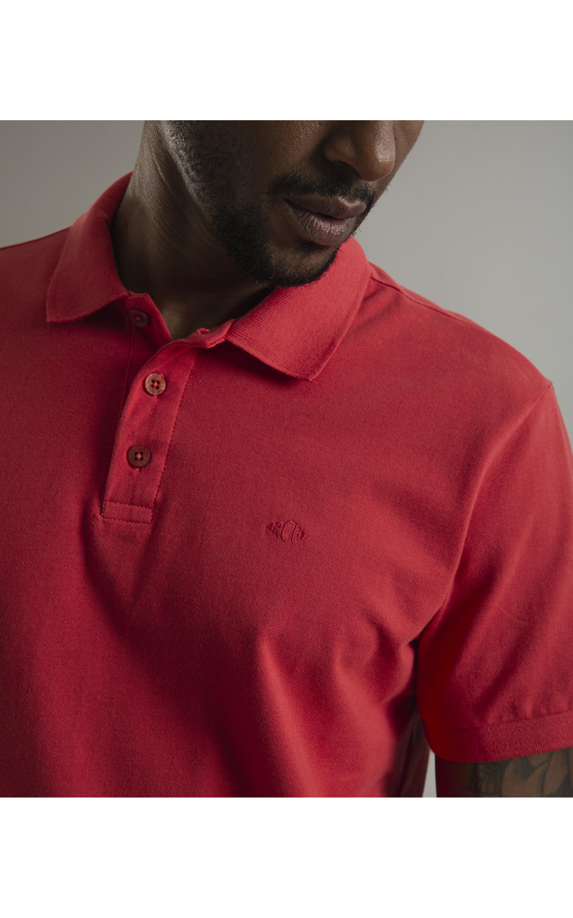 Polo Piquet Lisa Melancia