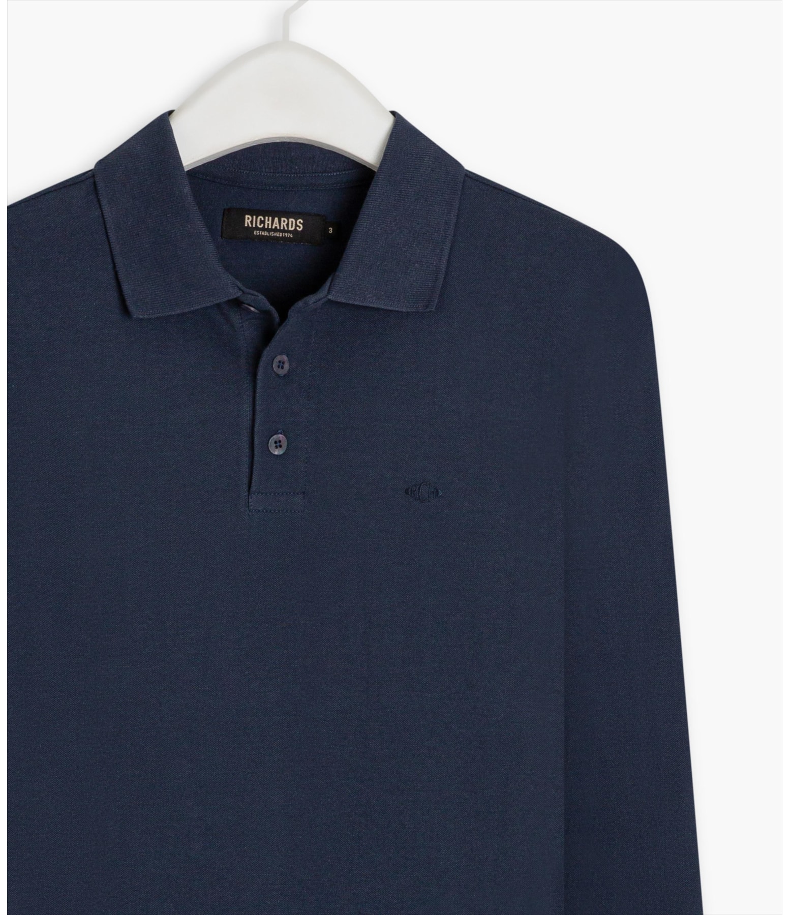 Polo Piquet Lisa Ml Dark Navy