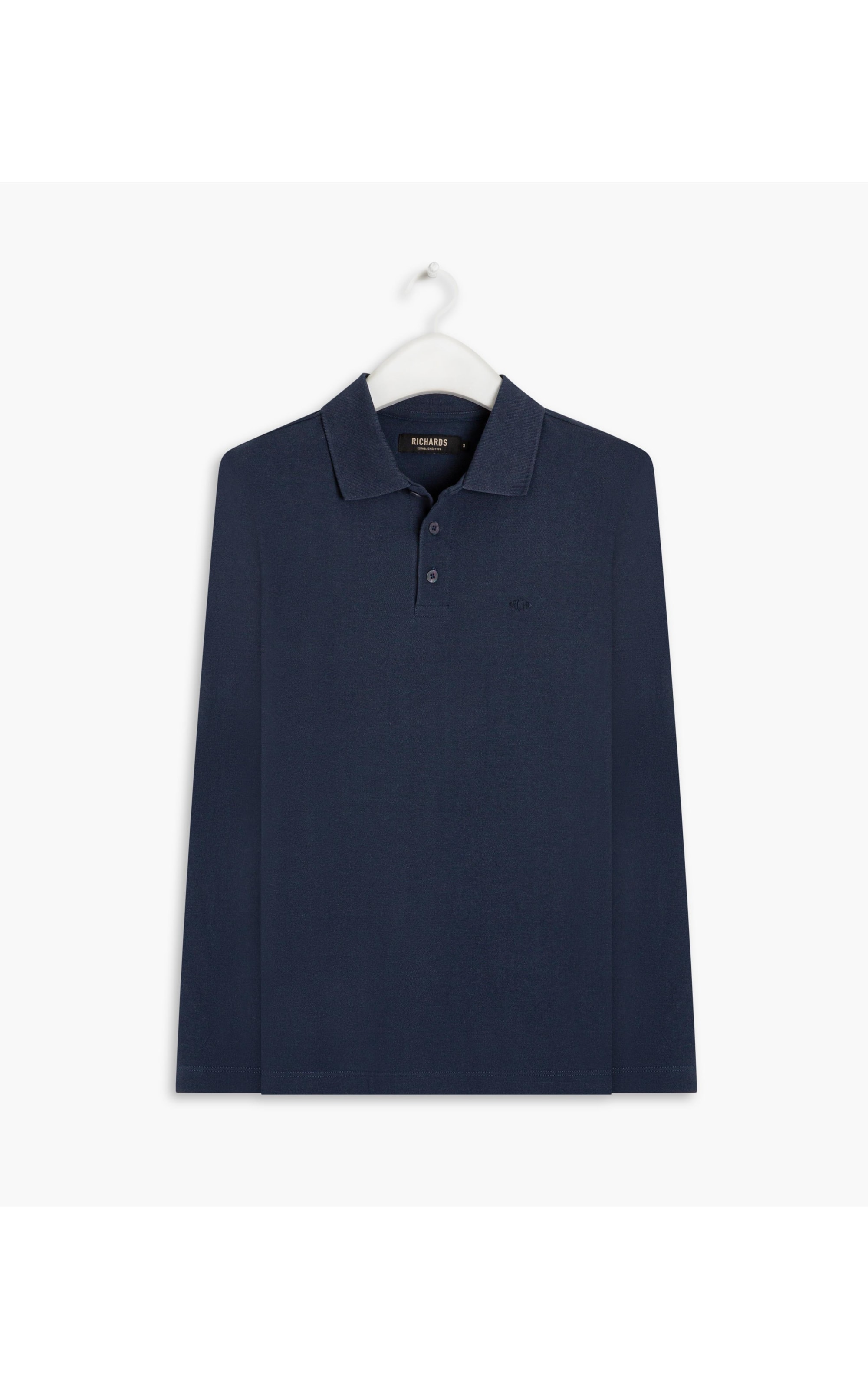 Polo Piquet Lisa Ml Dark Navy