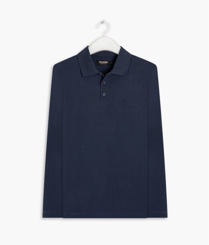 Polo Piquet Lisa Ml Dark Navy