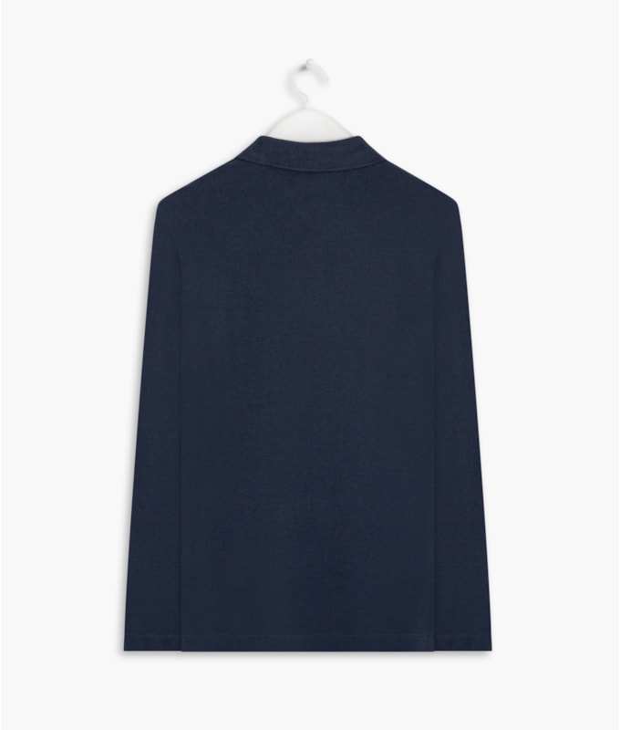 Polo Piquet Lisa Ml Dark Navy