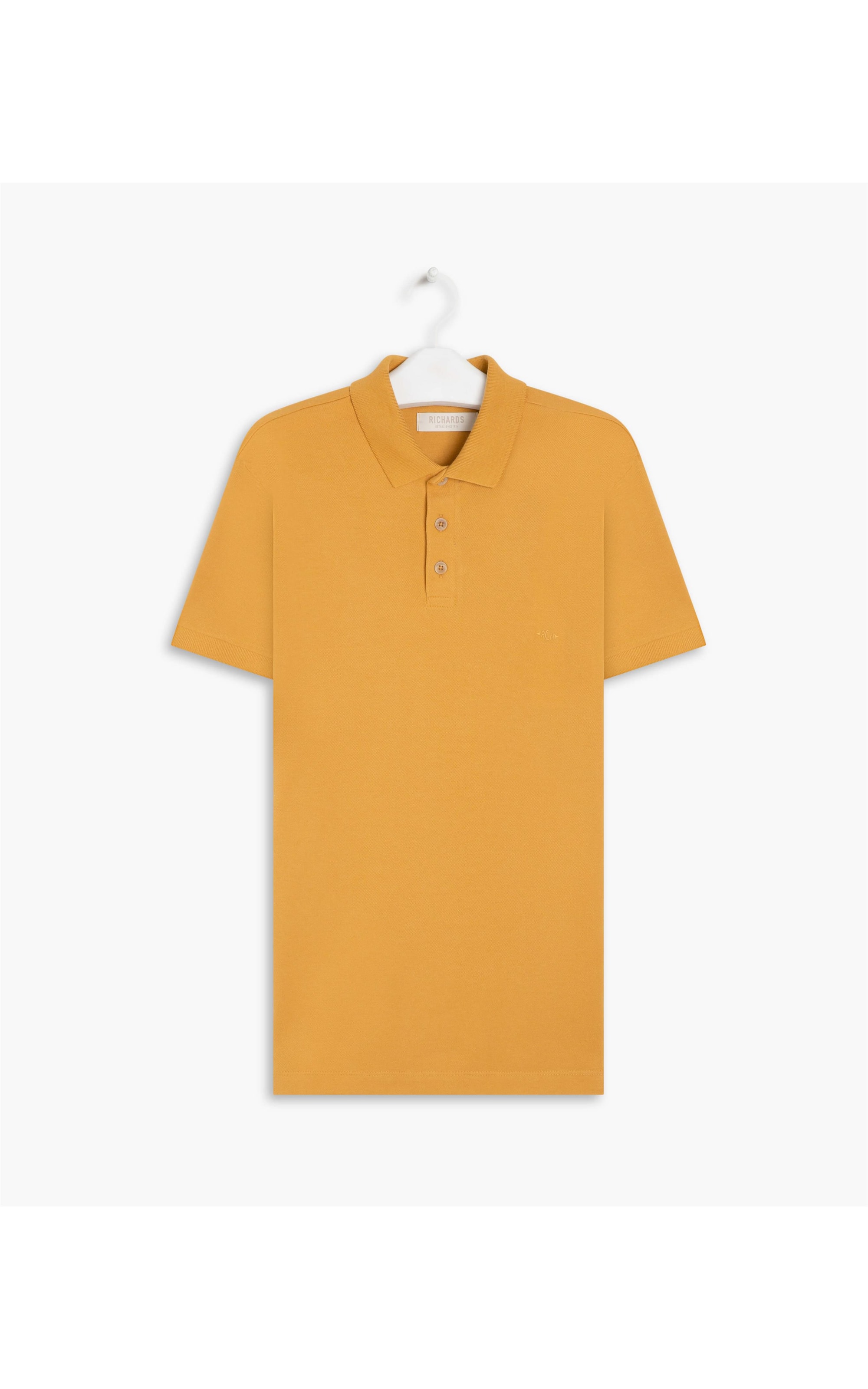 Polo Piquet Lisa Mostarda