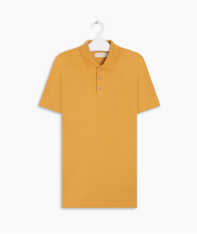 Polo Piquet Lisa Mostarda