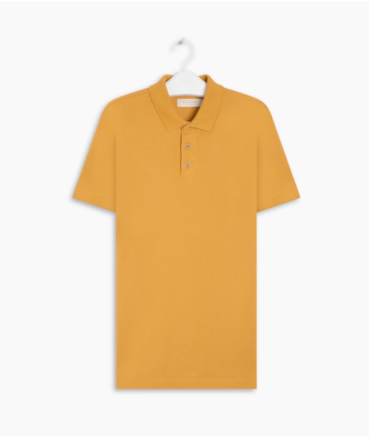 Polo Piquet Lisa Mostarda