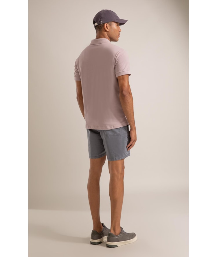 Polo Piquet Lisa Purple Gray