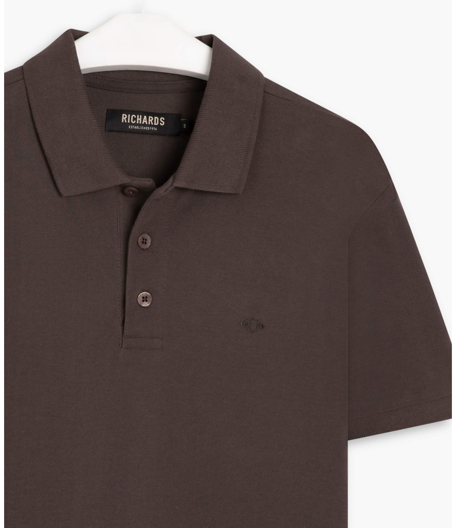 Polo Piquet Lisa Tabaco
