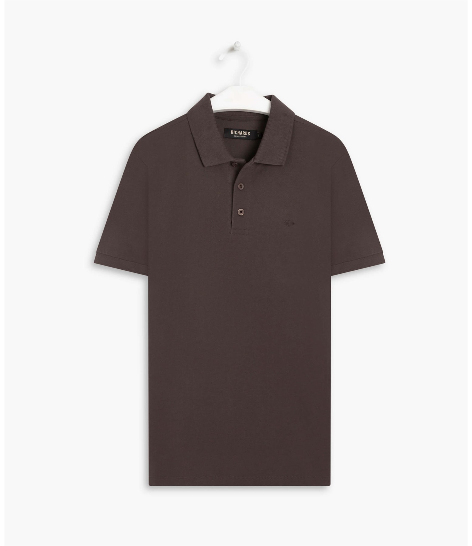 Polo Piquet Lisa Tabaco