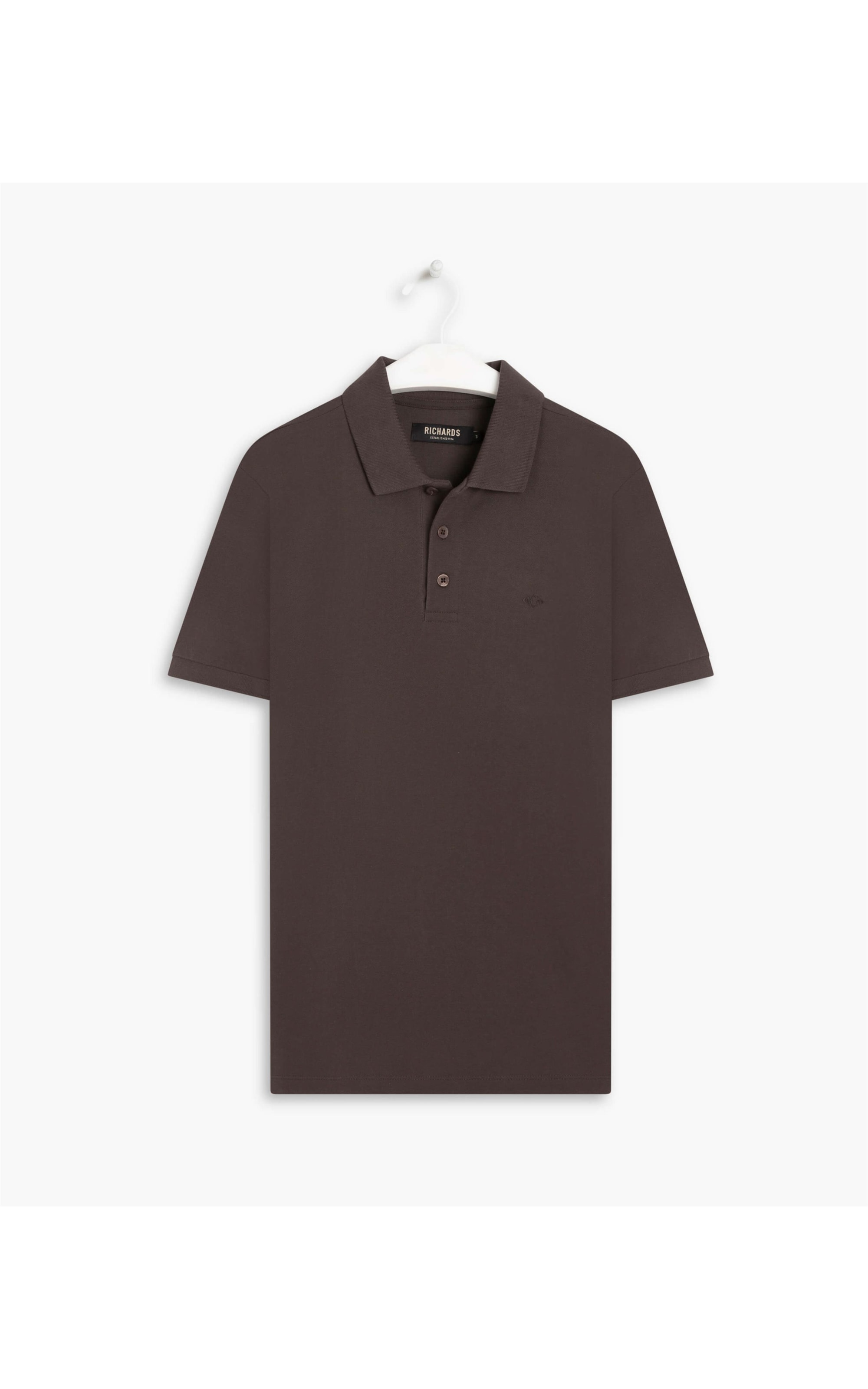Polo Piquet Lisa Tabaco