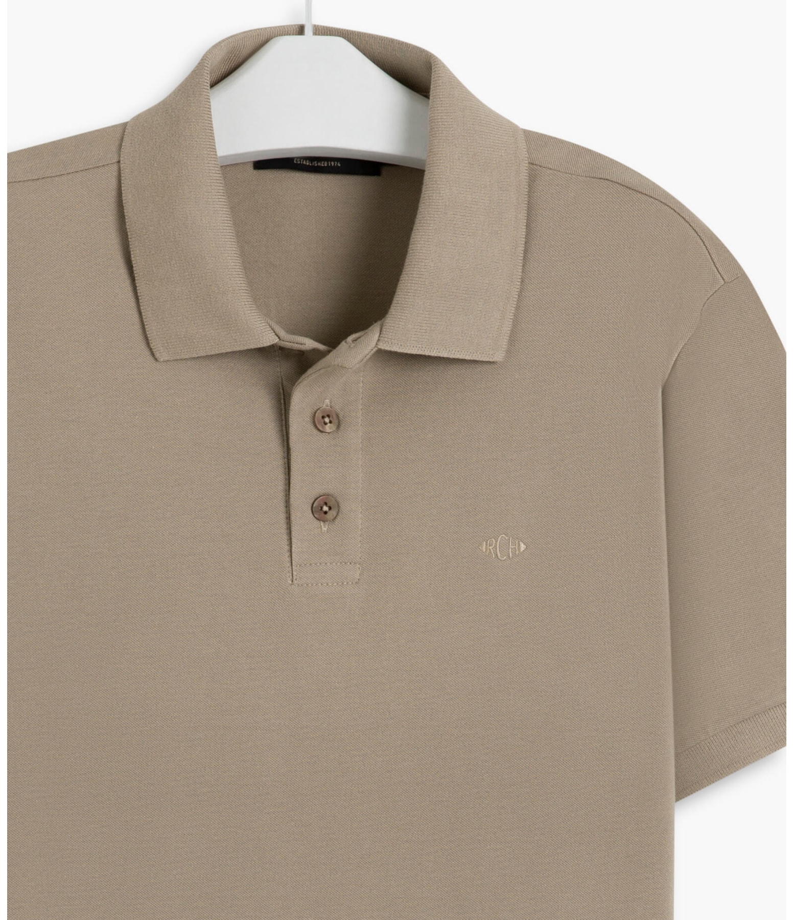 Polo Piquet Lisa Tabaco