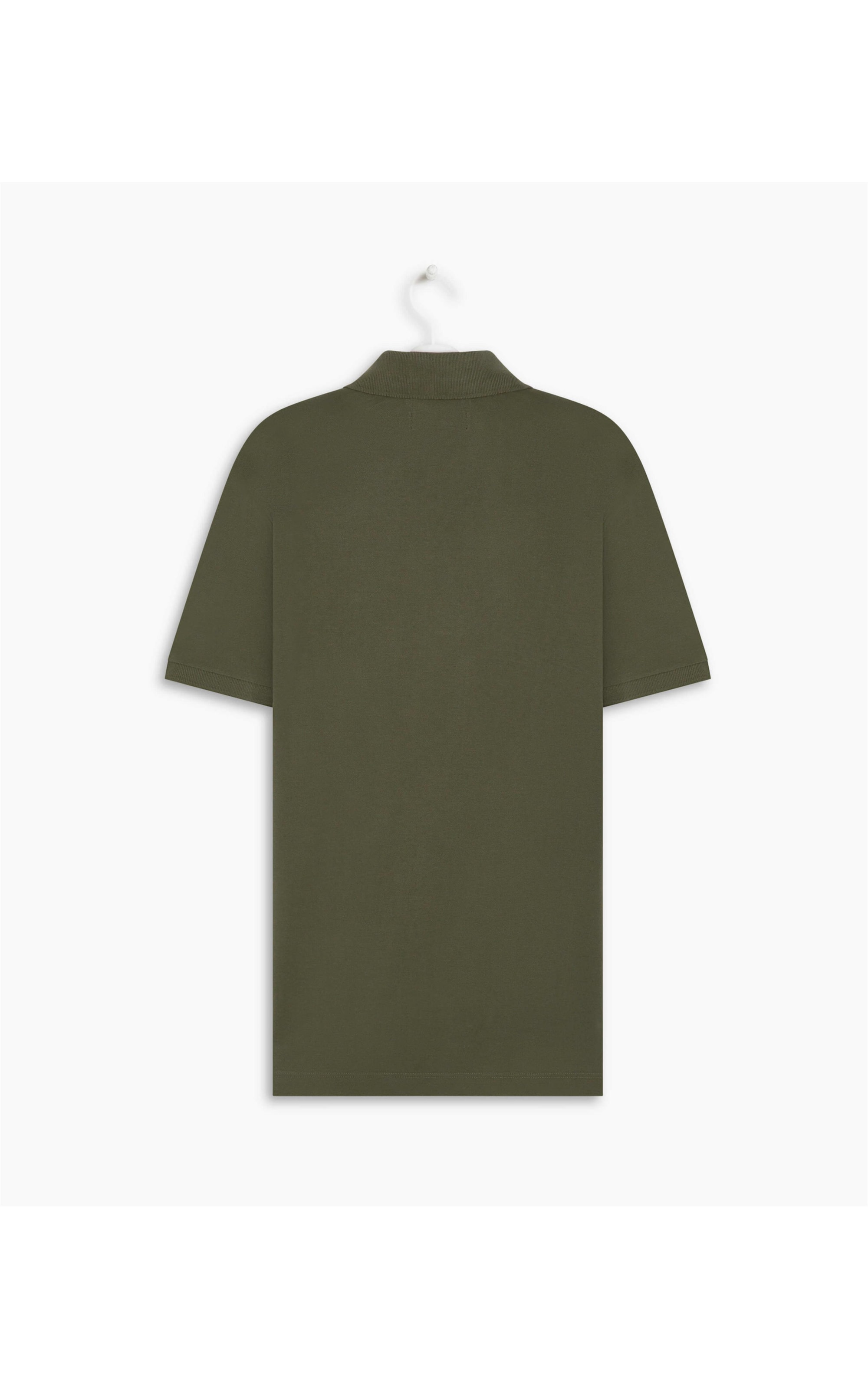 Polo Piquet Lisa Verde Army