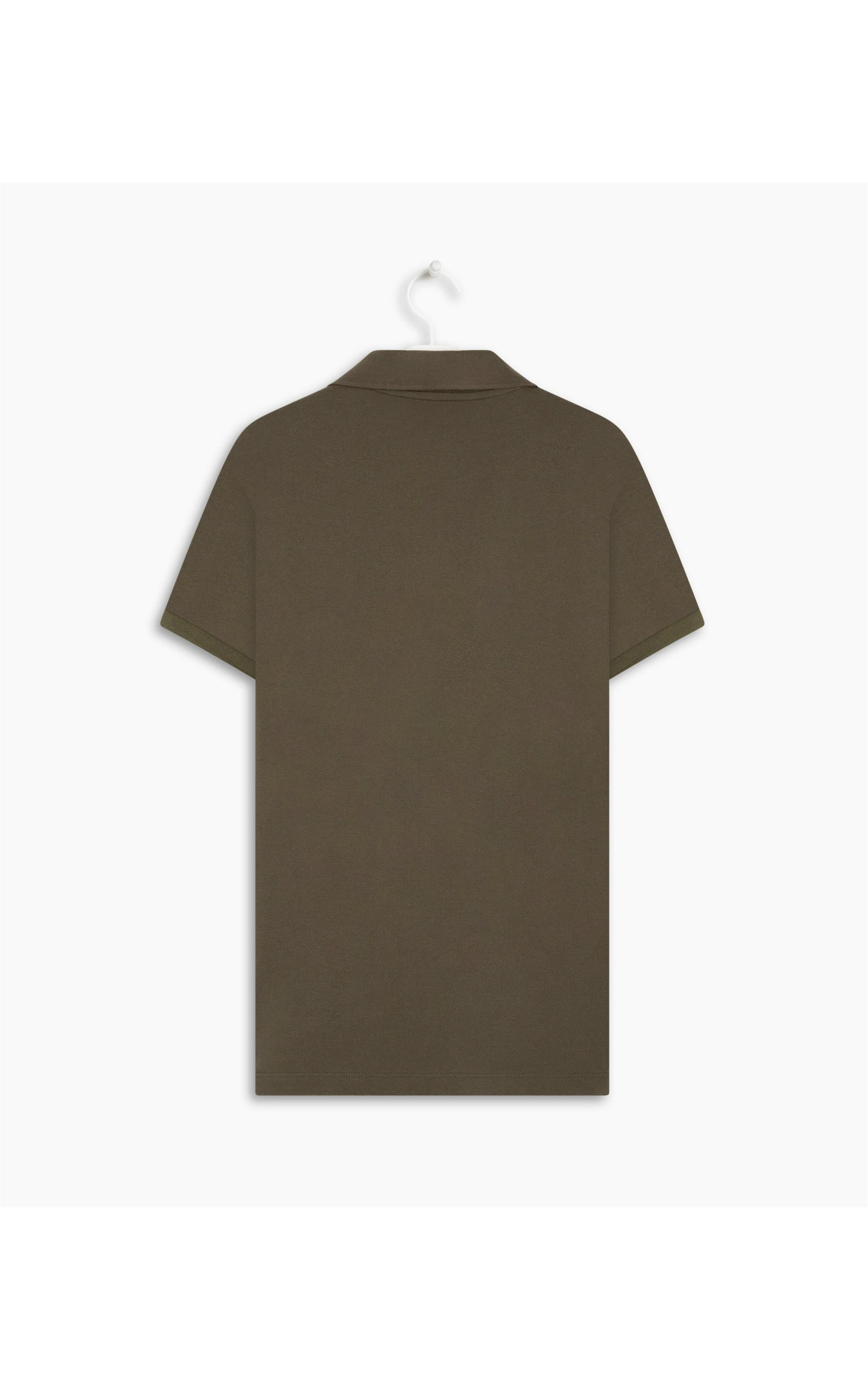 Polo Piquet Lisa Verde Militar
