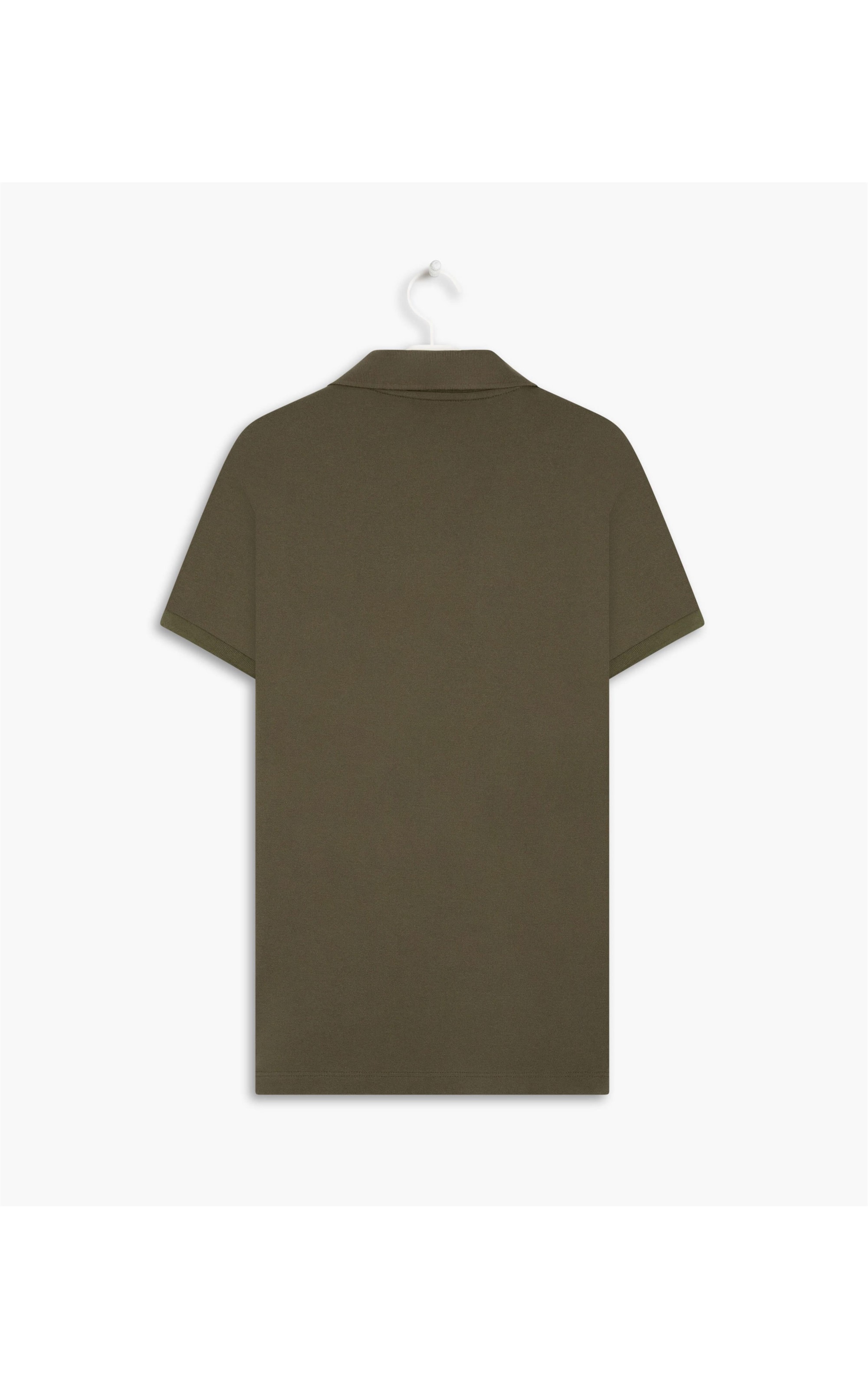 Polo Piquet Lisa Verde Militar