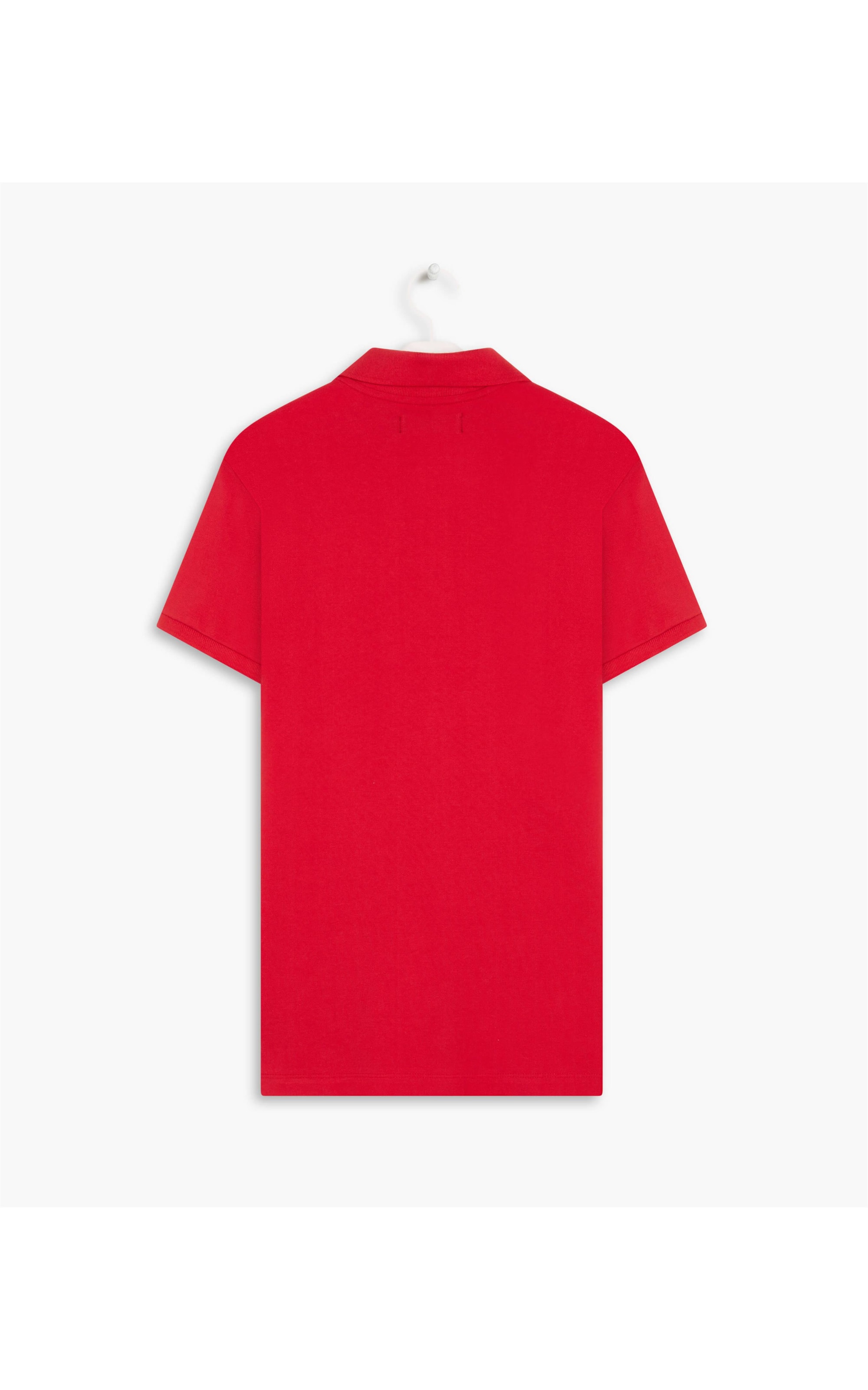 Polo Piquet Lisa Vermelho