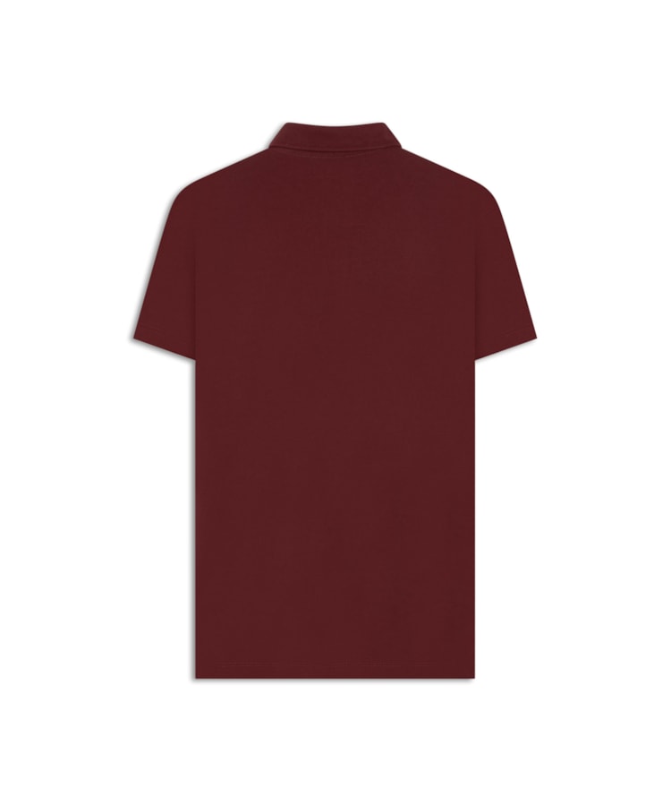 Polo Piquet Lisa Vinho