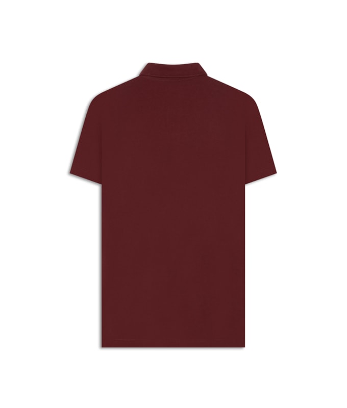 Polo Piquet Lisa Vinho