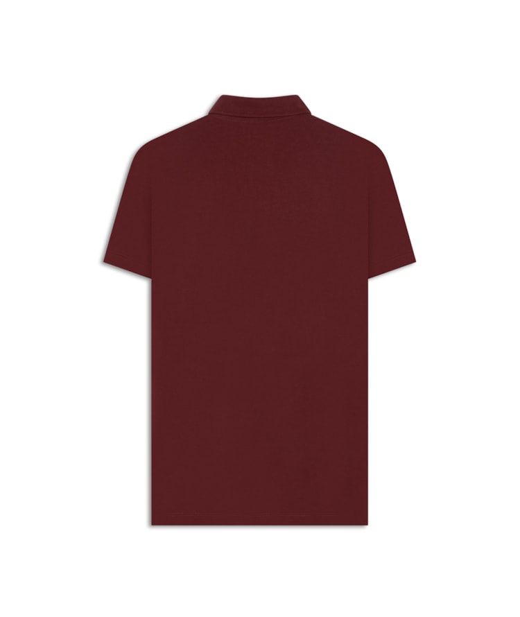 Polo Piquet Lisa Vinho