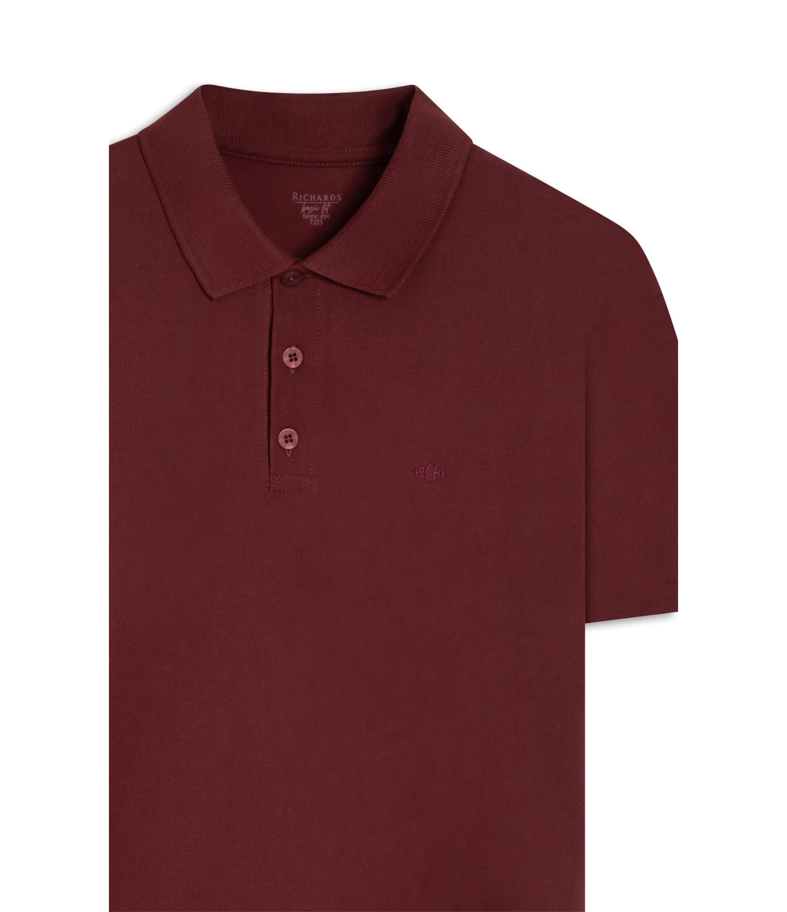 Polo Piquet Lisa Vinho