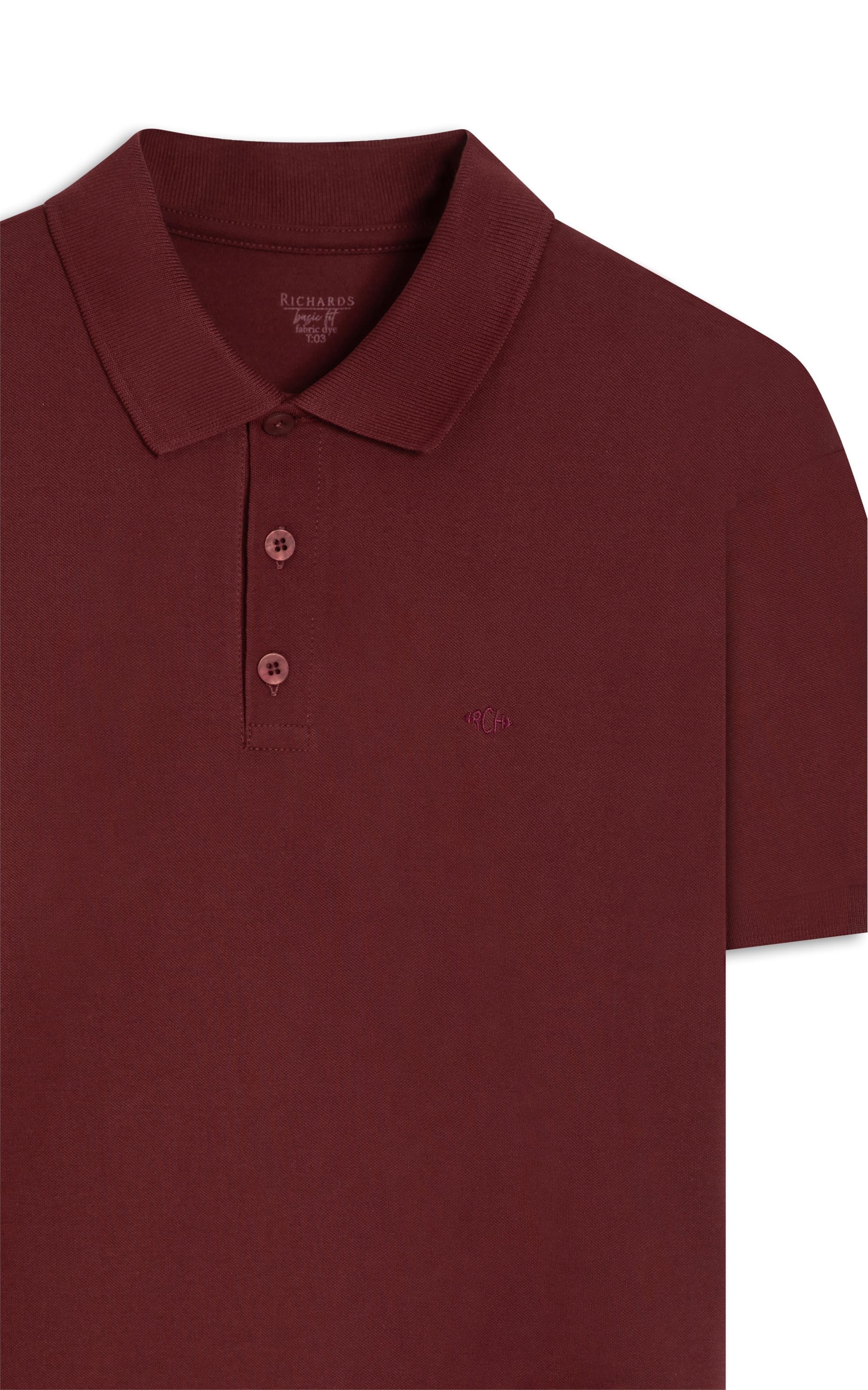 Polo Piquet Lisa Vinho