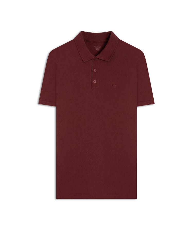 Polo Piquet Lisa Vinho