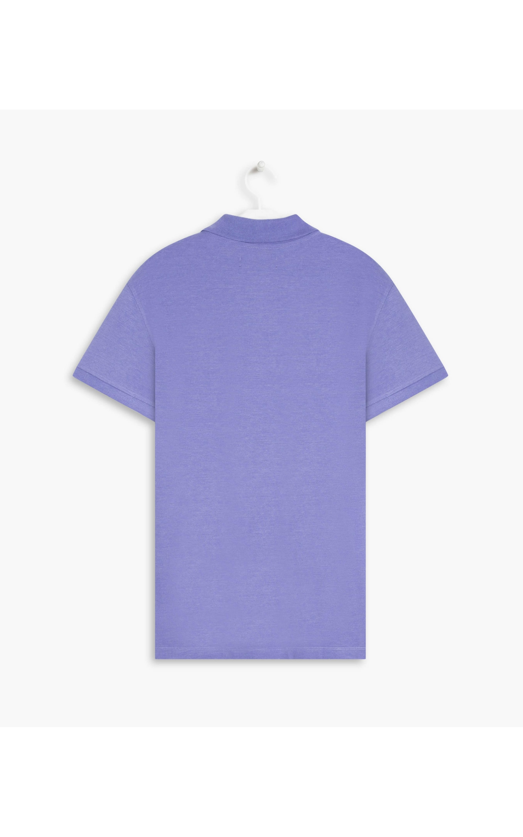 Polo Piquet Mescla Básica Mc Azul Mescla