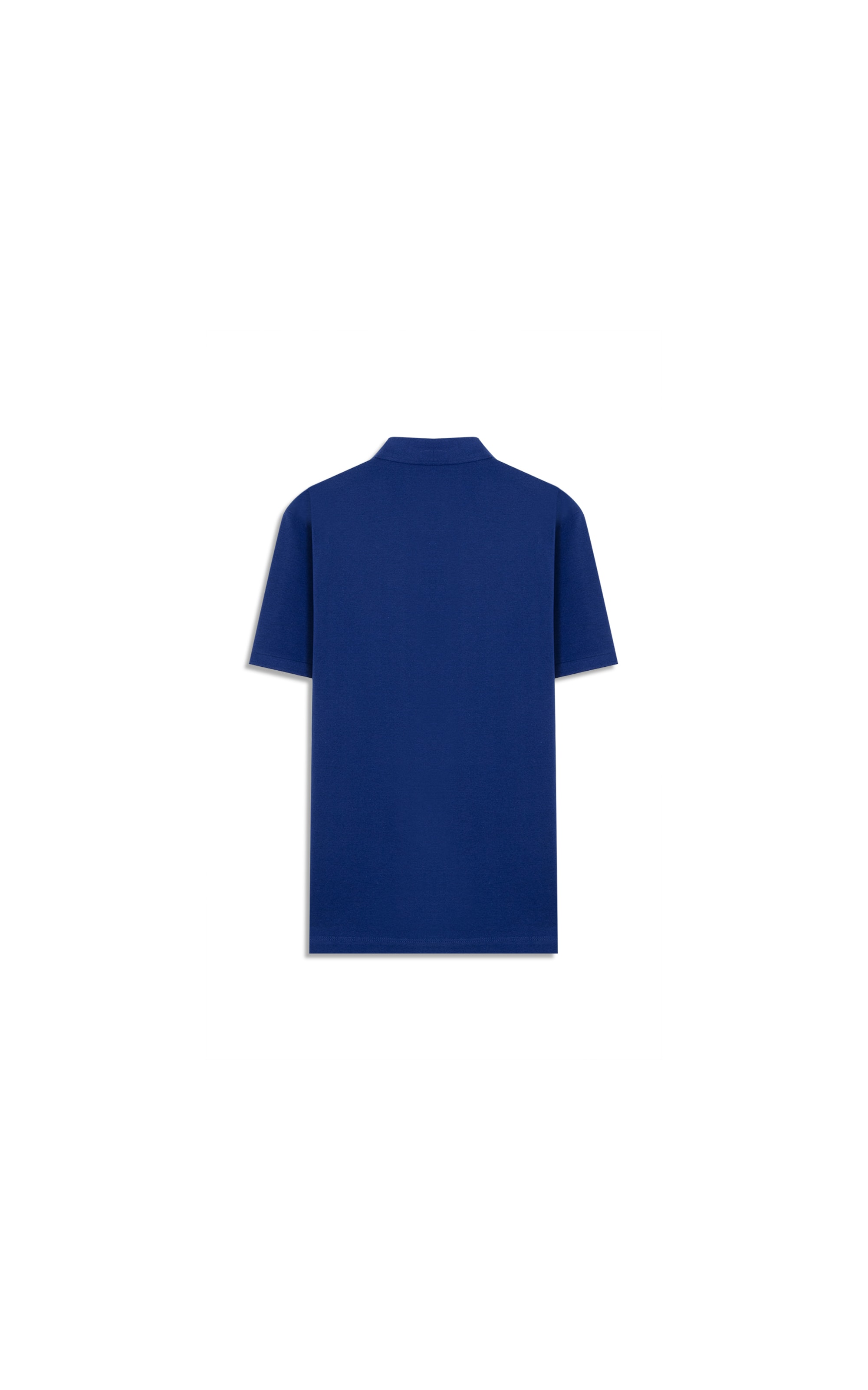 Polo Piquet Mescla Lisa Mc Azul Bic Mescla