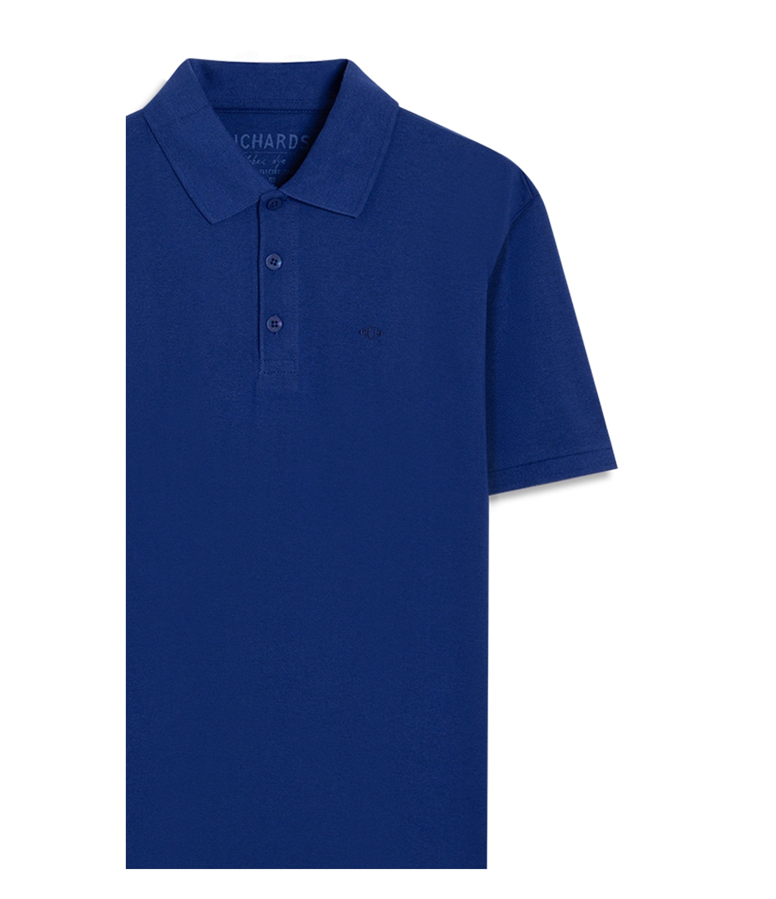 Polo Piquet Mescla Lisa Mc Azul Bic Mescla