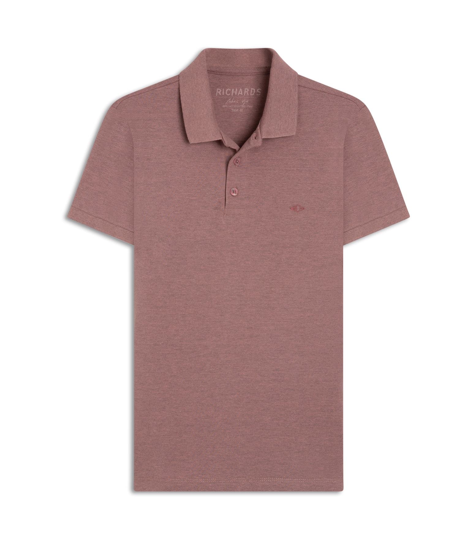 Polo Piquet Mescla Lisa Mc Blush Mescla
