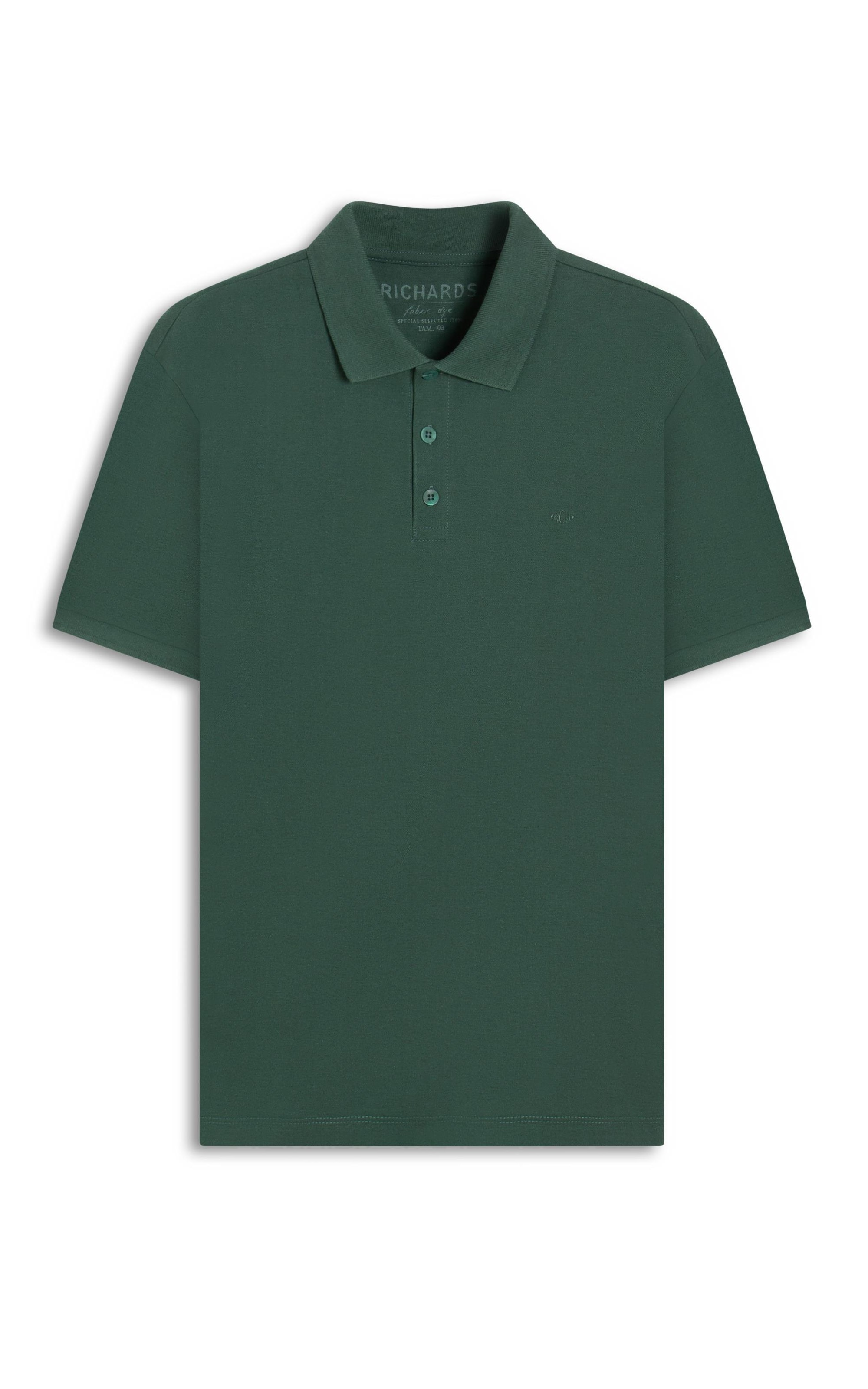 Polo Piquet Mescla Lisa Mc Bottle Mescla