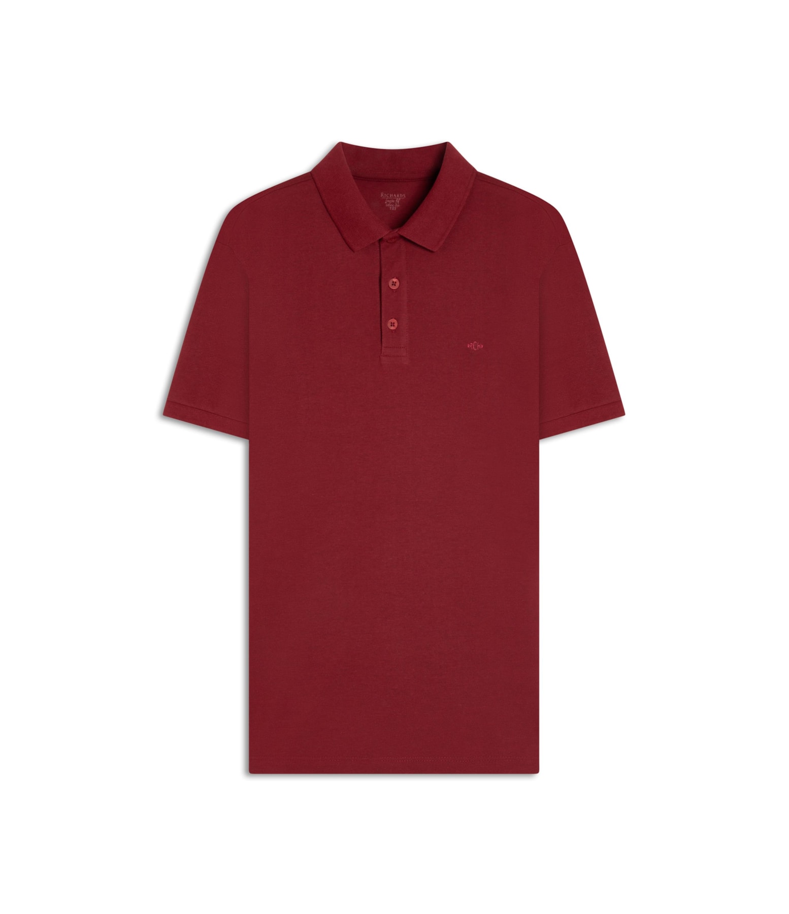 Polo Piquet Mescla Lisa Mc Cereja Mescla