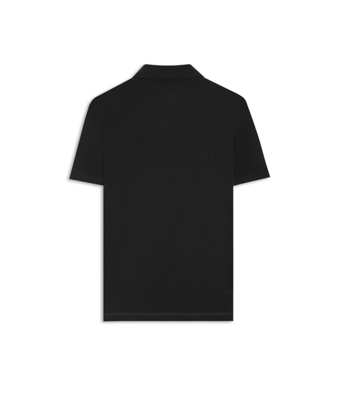 Polo Piquet Mescla Lisa Mc Grafite